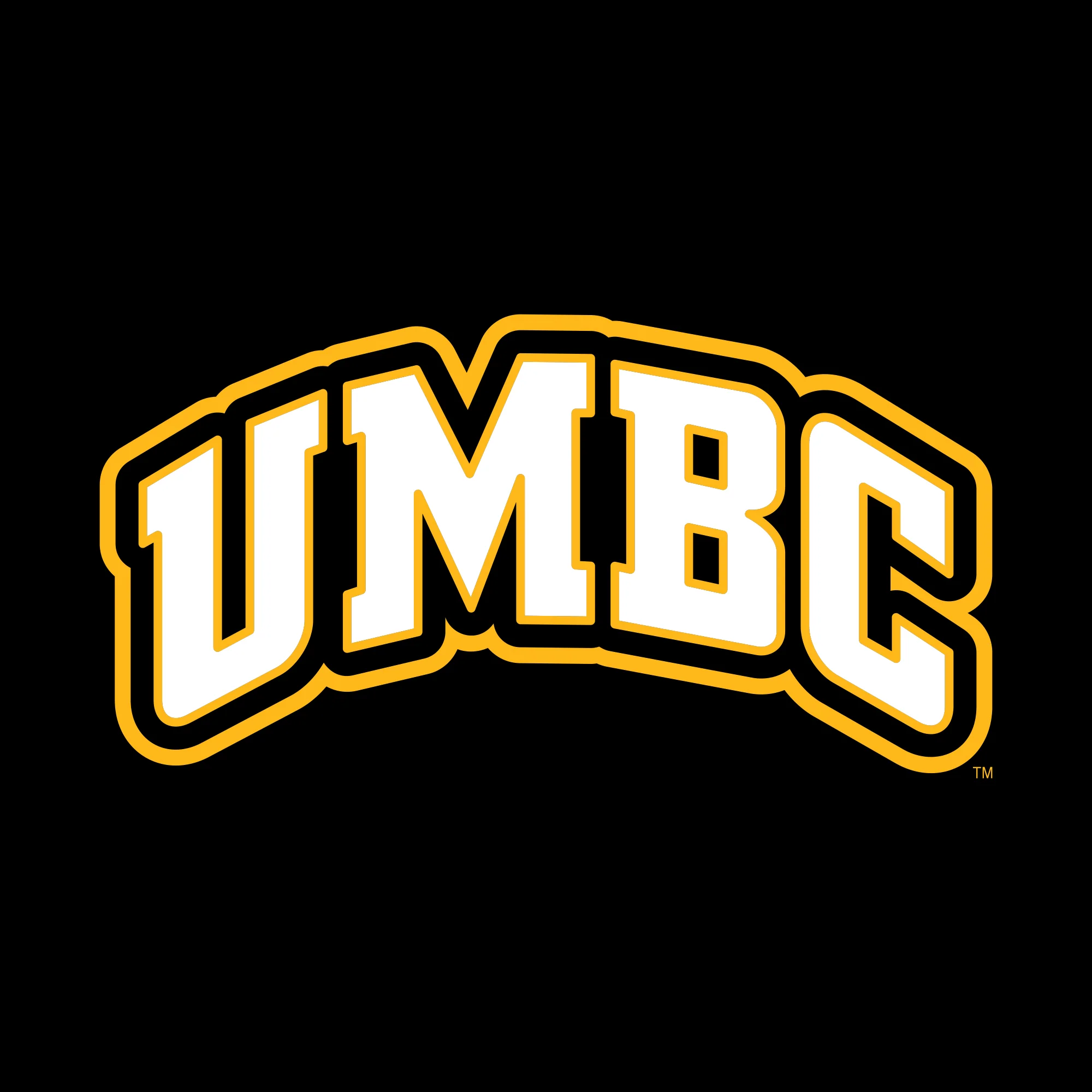 University of Maryland Baltimore County Retrievers Basic Block Tank Top - Black - Image 2