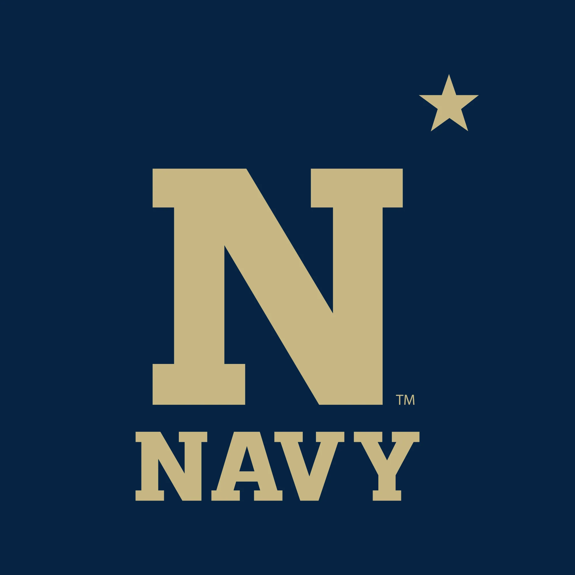 United States Naval Academy Midshipmen Front Back Print Short Sleeve T Shirt - Navy - Image 4