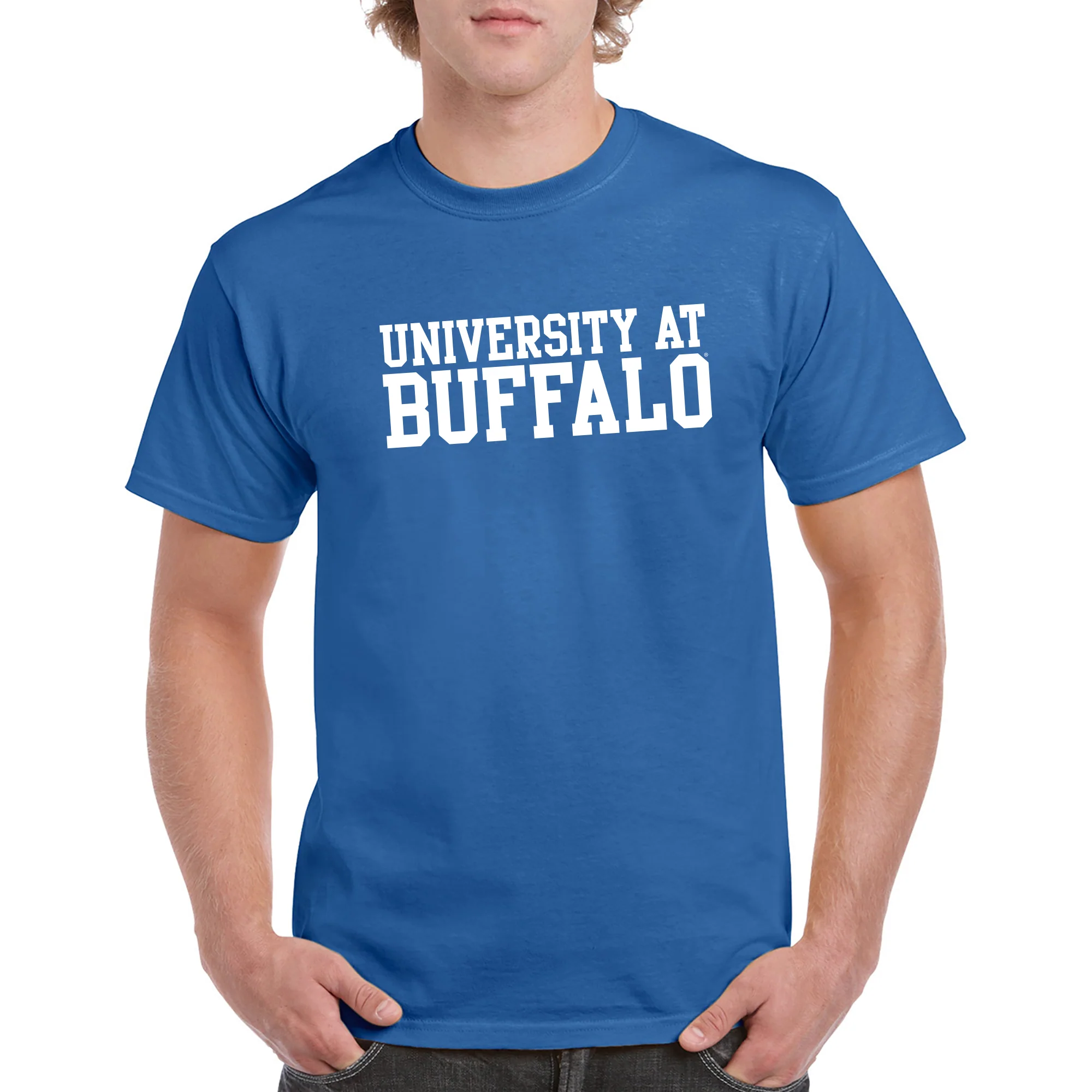 University at Buffalo Bulls Basic Block Short Sleeve T Shirt - Royal - Image 3