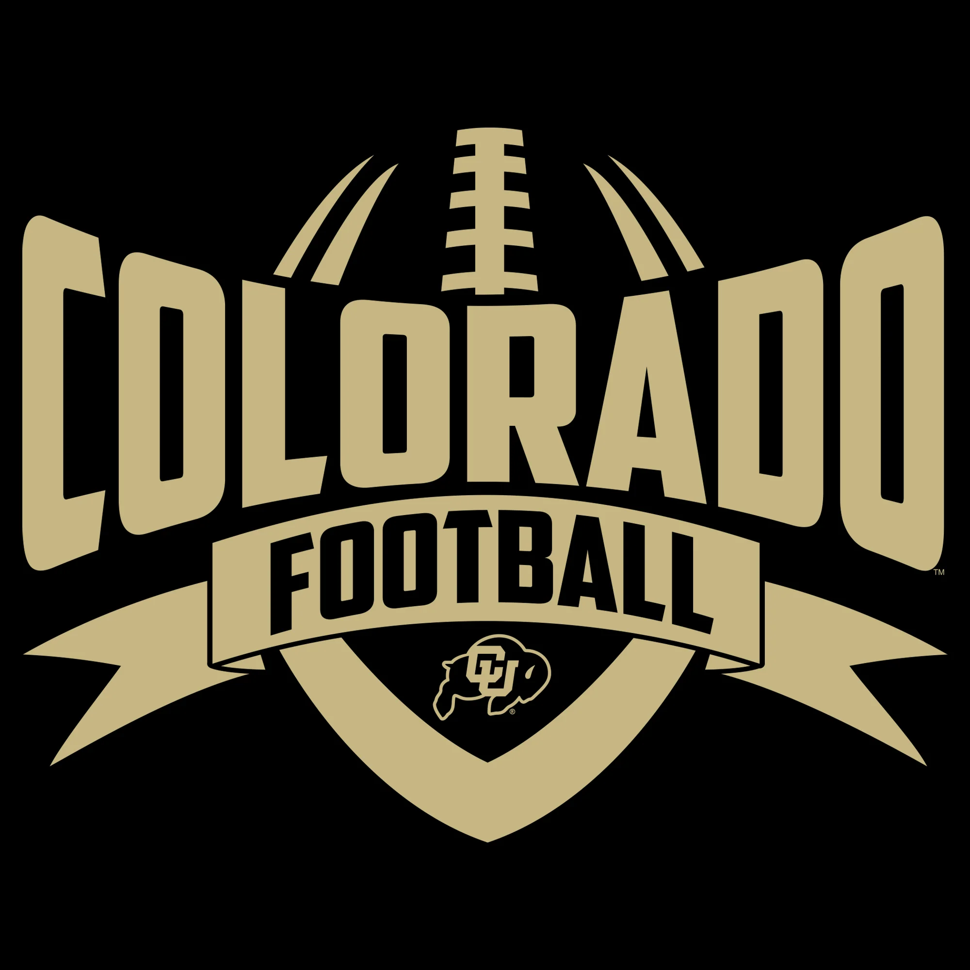 University of Colorado Buffaloes Football Rush T Shirt - Black - Image 2