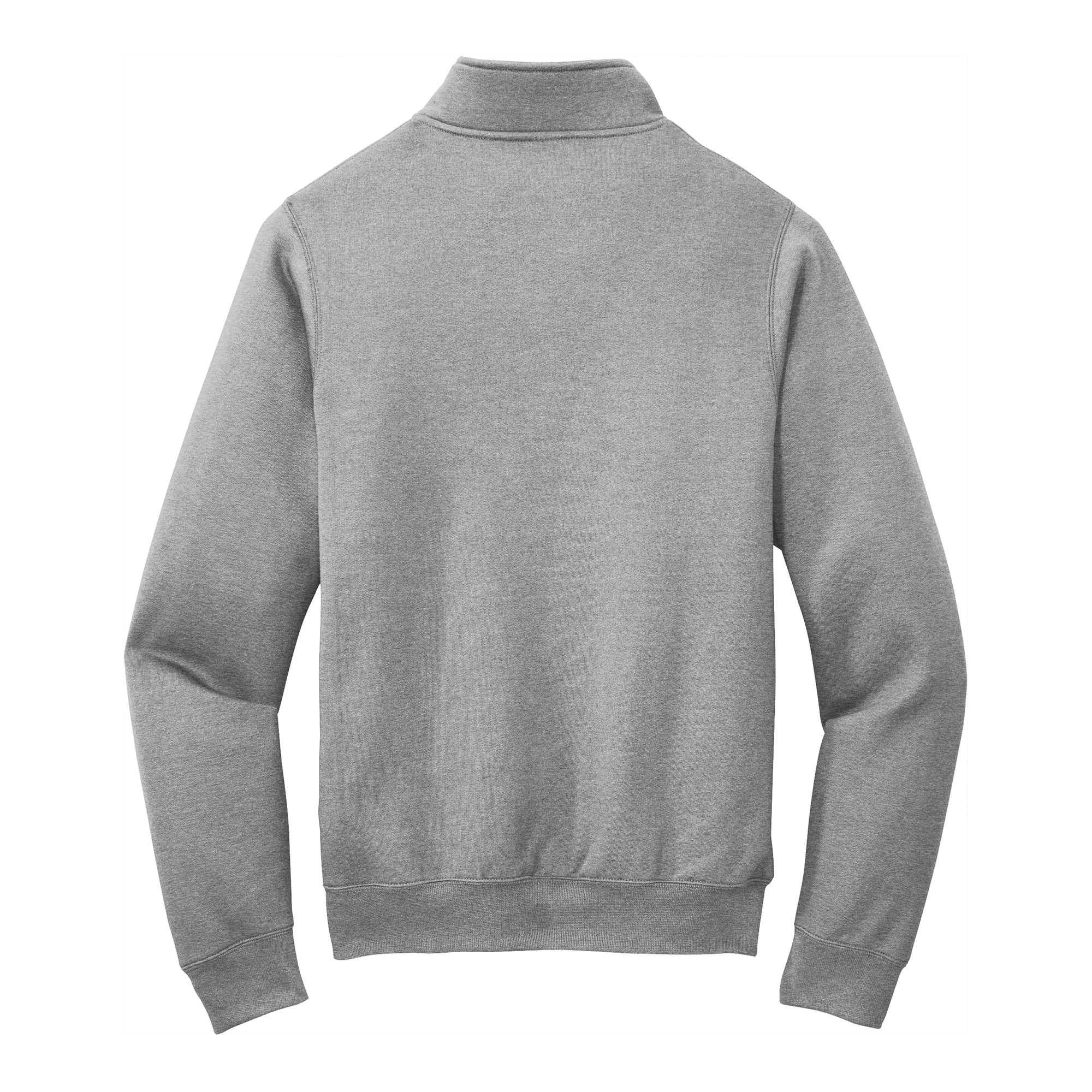 University of Colorado Buffaloes Primary Logo Left Chest 1/4 Zip Sweatshirt - Athletic Heather - Image 3