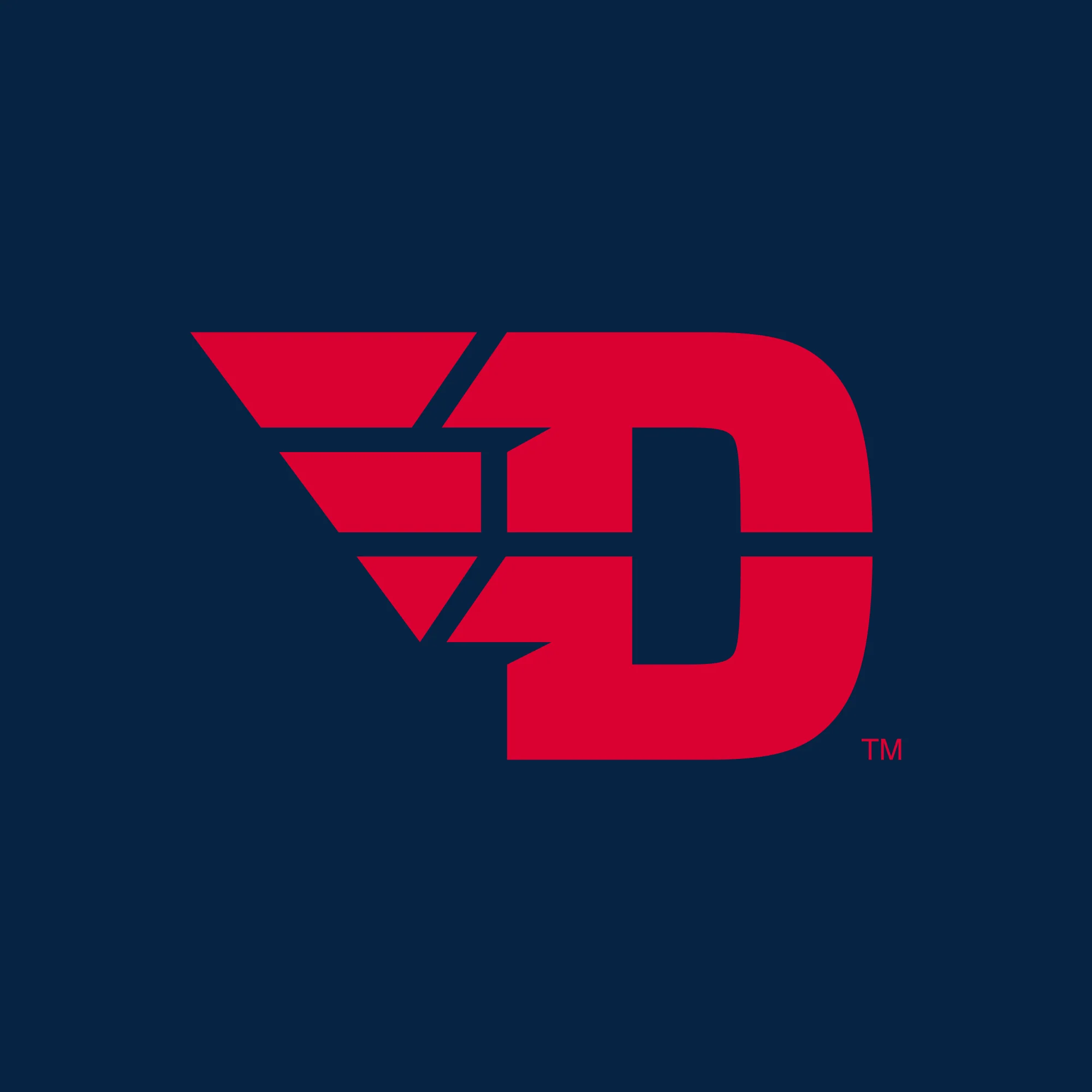 University of Dayton Flyers Primary Logo Polo - Navy - Image 2