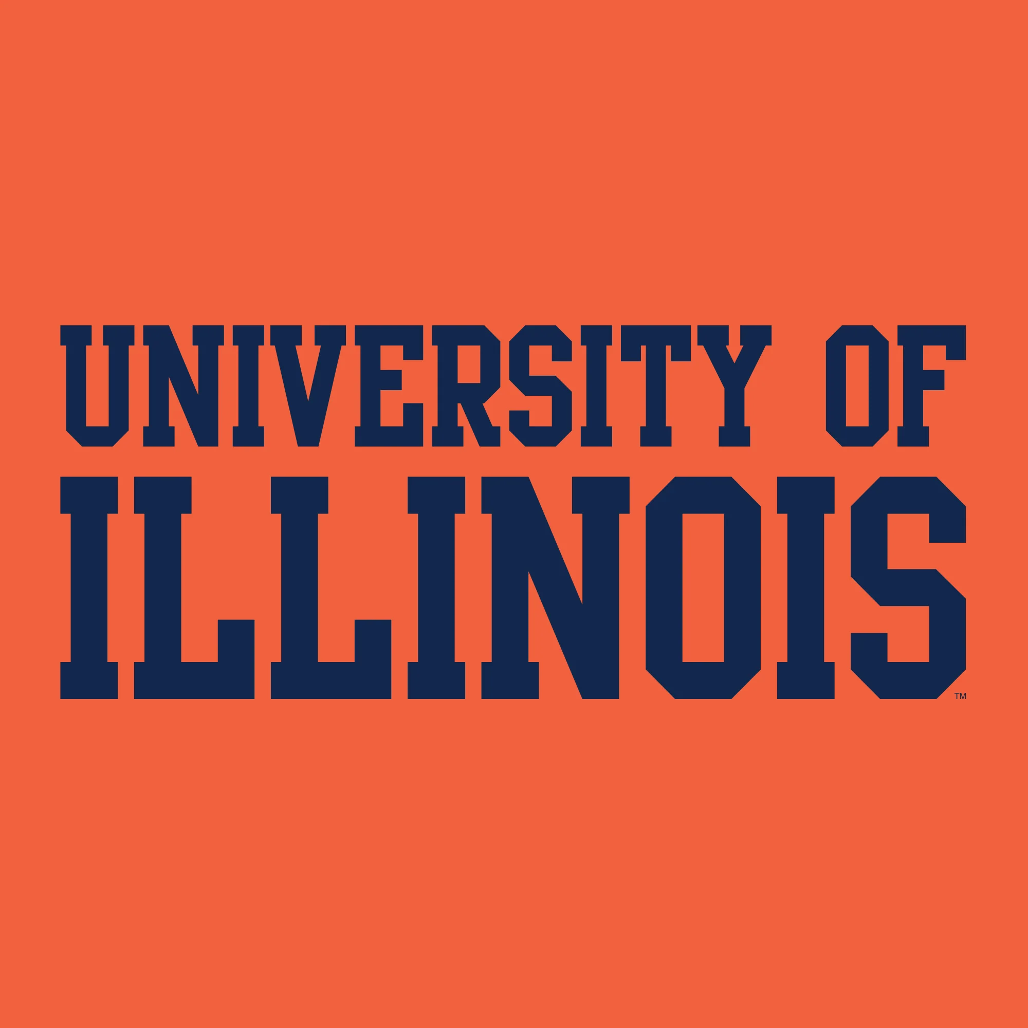 University of Illinois Fighting Illini Basic Block Cotton Hoodie - Orange - Image 2
