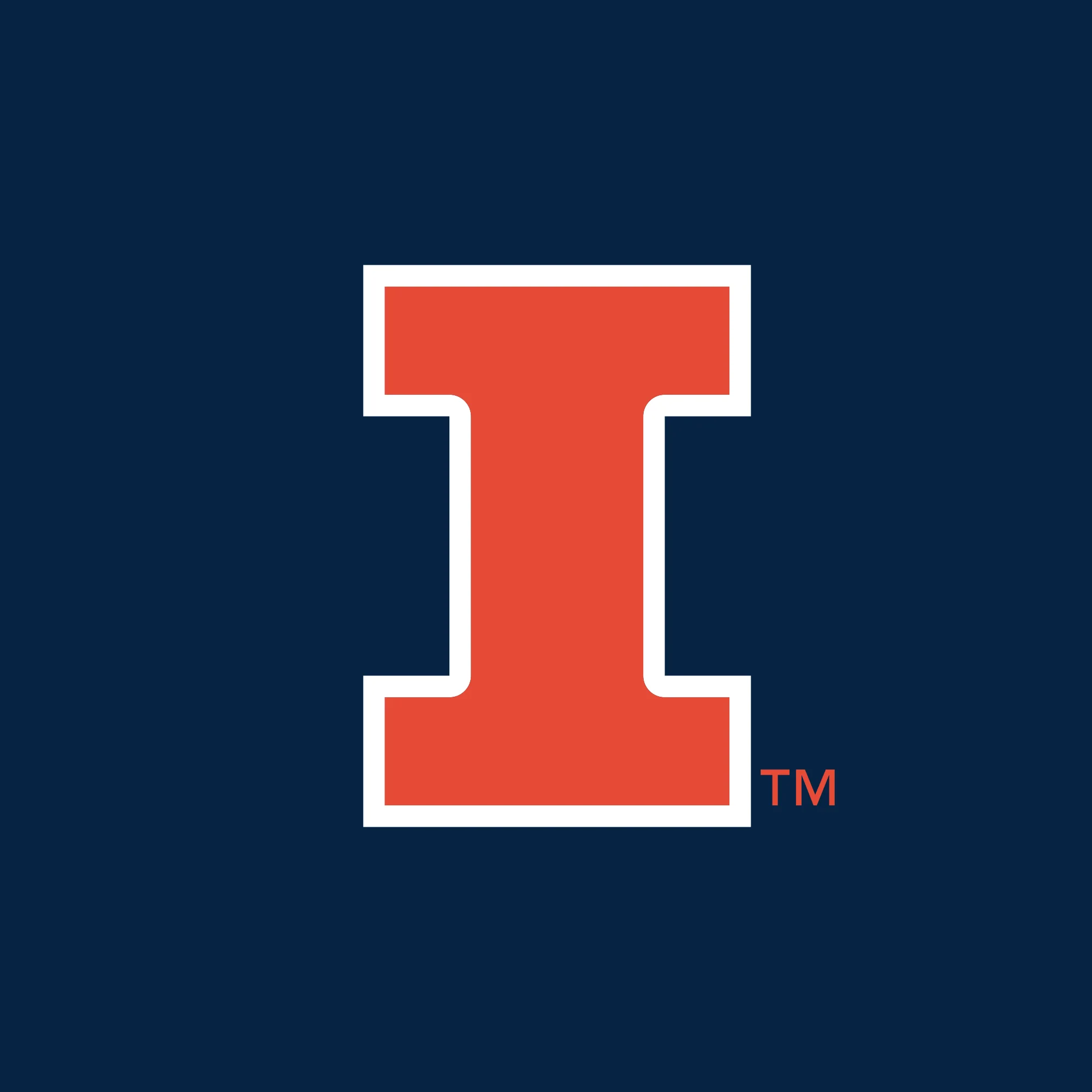 University of Illinois Fighting Illini Primary Logo Sweatpants - Navy - Image 2