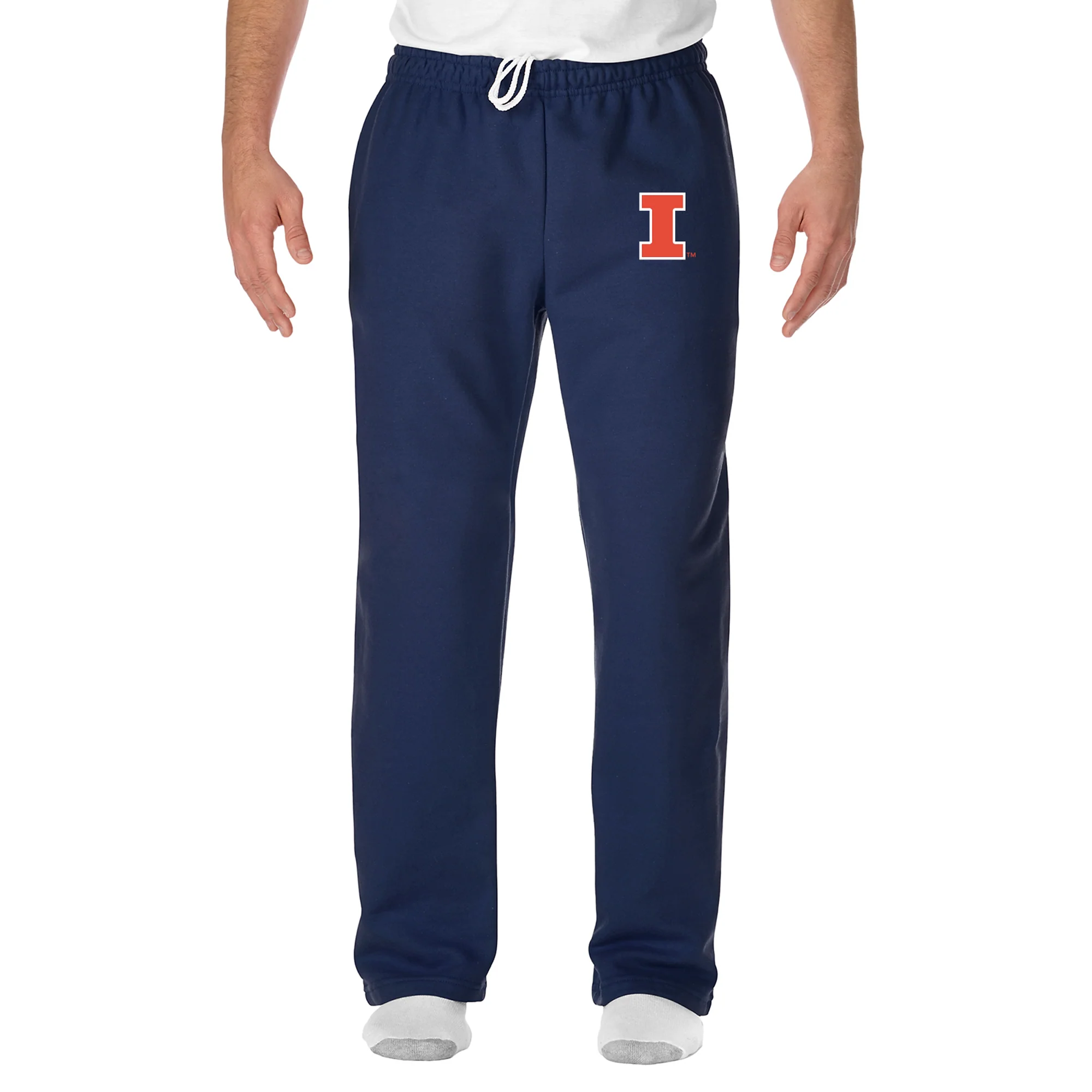 University of Illinois Fighting Illini Primary Logo Sweatpants - Navy - Image 3