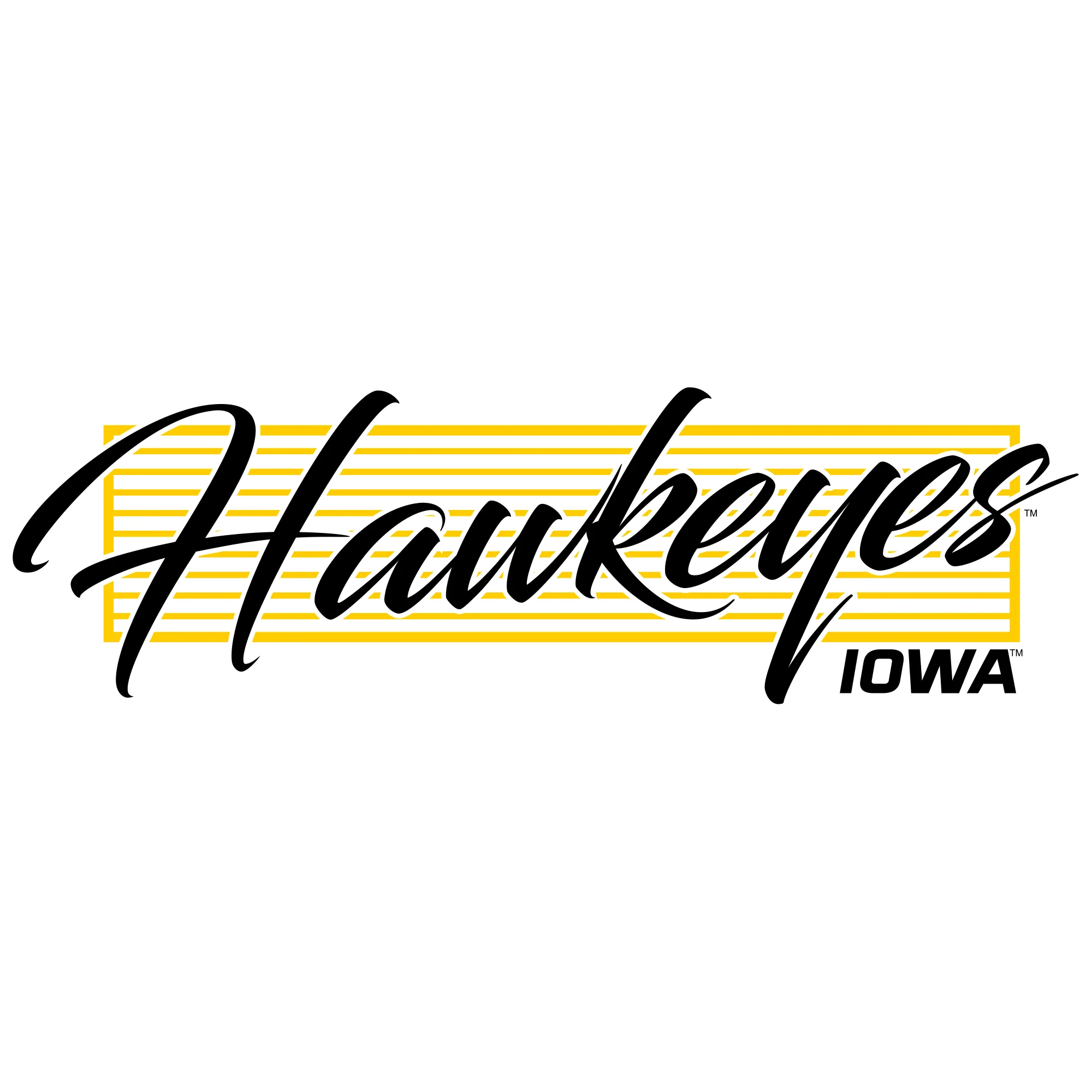 University of Iowa Hawkeyes Screen Play Cotton Heavy Blend Hoodie- White - Image 2
