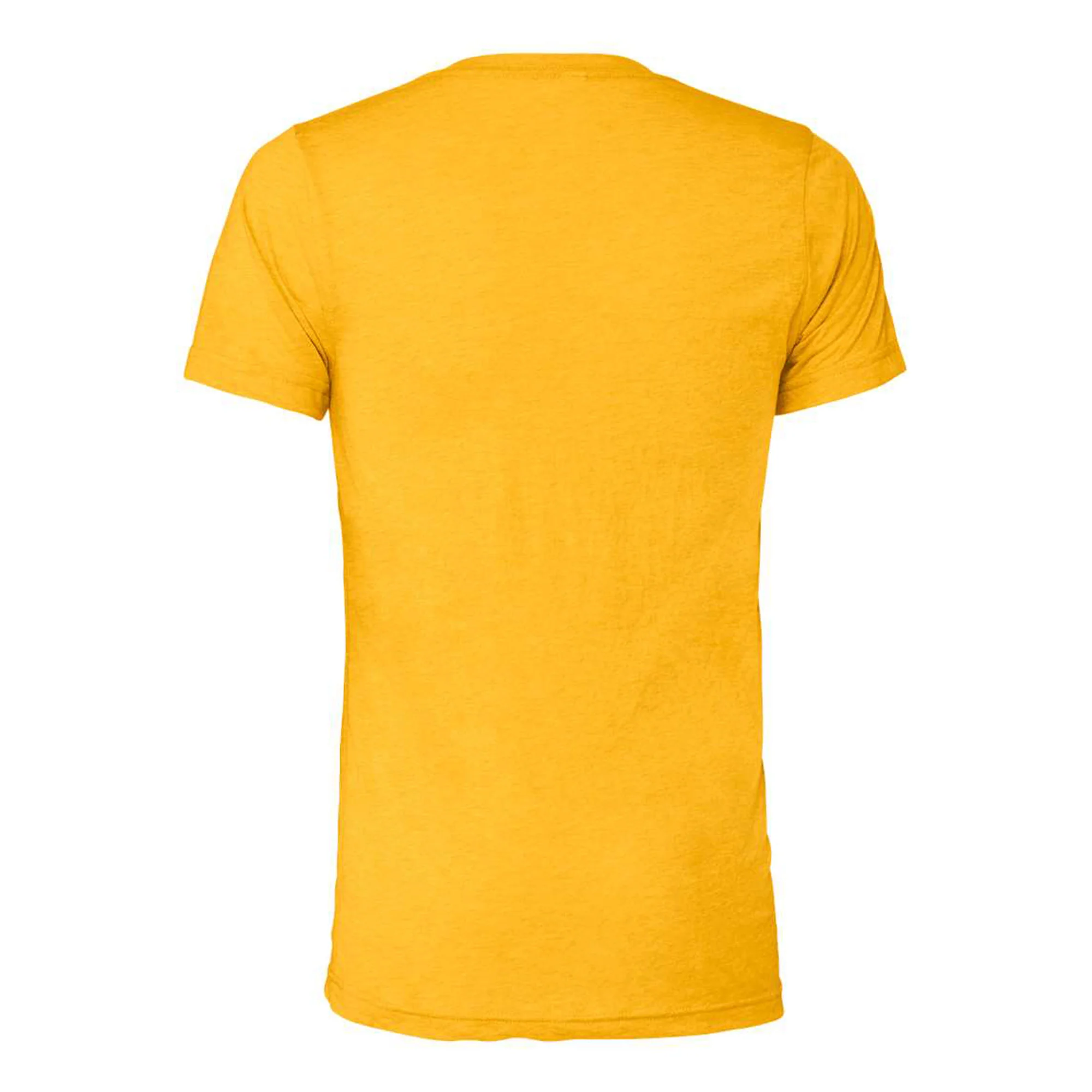 University of Michigan Wolverines Oblique Hoop Canvas Triblend Short Sleeve T-Shirt - Yellow Gold - Image 3