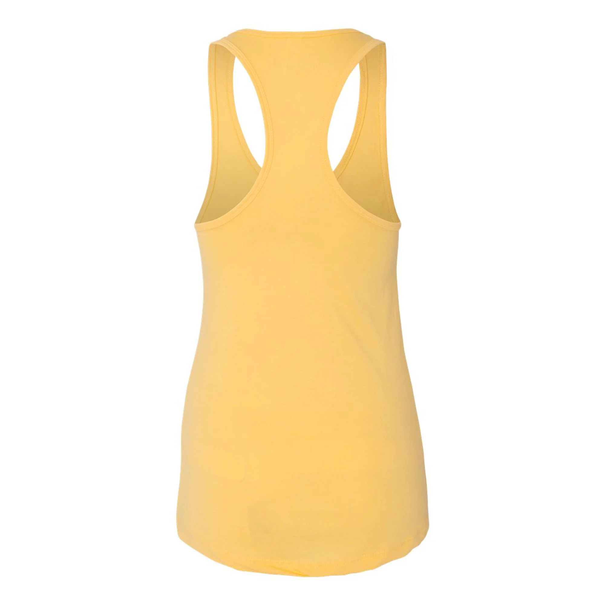 University of Michigan Wolverine's Primary Logo Womens Racerback Tank - Banana Cream - Image 3