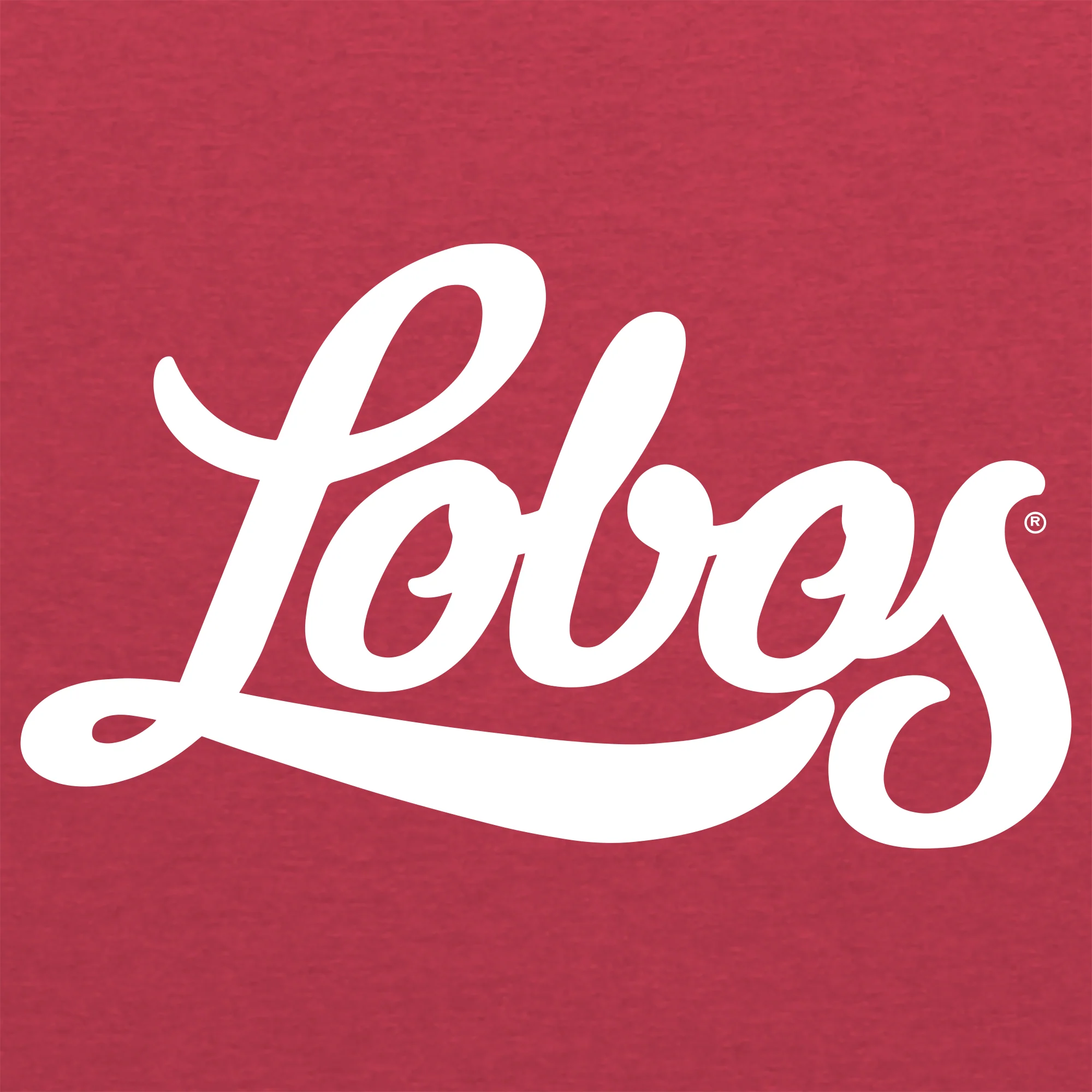 University of New Mexico Lobos Script Wordmark T-Shirt- Vintage Red - Image 2