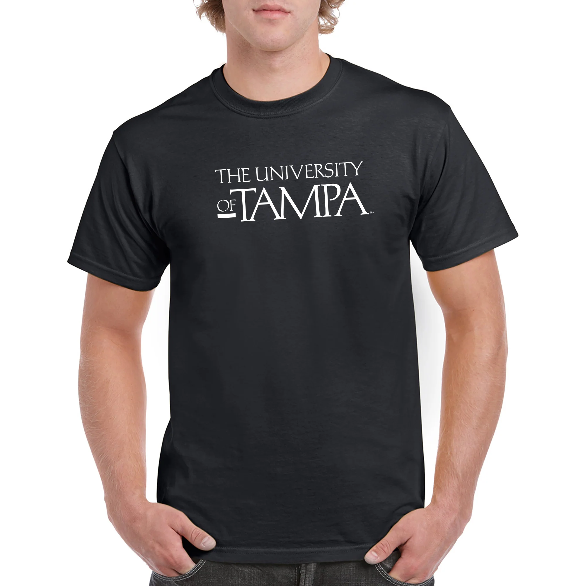 University of Tampa Spartans Basic Block T-Shirt - Black - Image 3