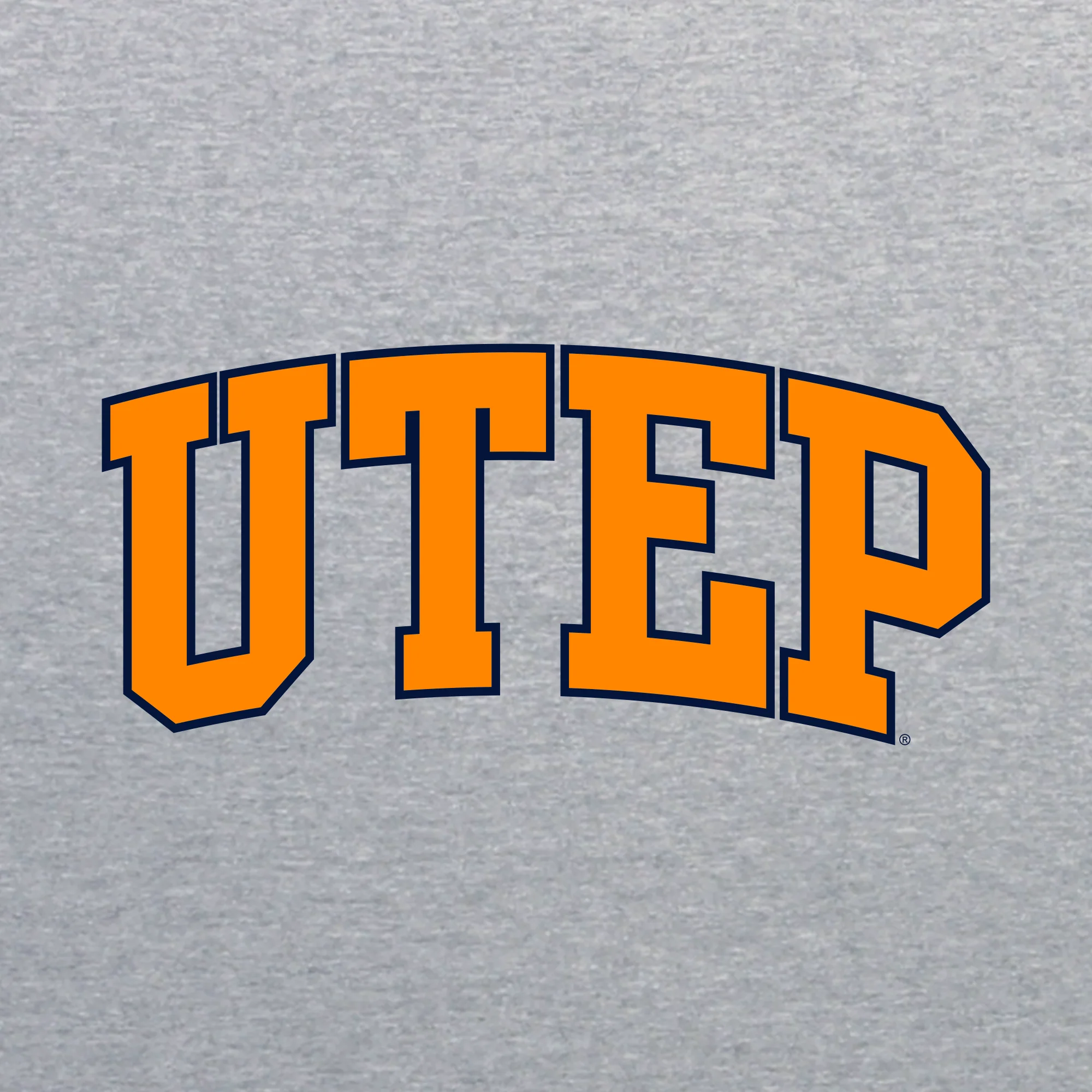 University of Texas at El Paso Miners Arch Logo Short Sleeve T Shirt - Sport Grey - Image 2
