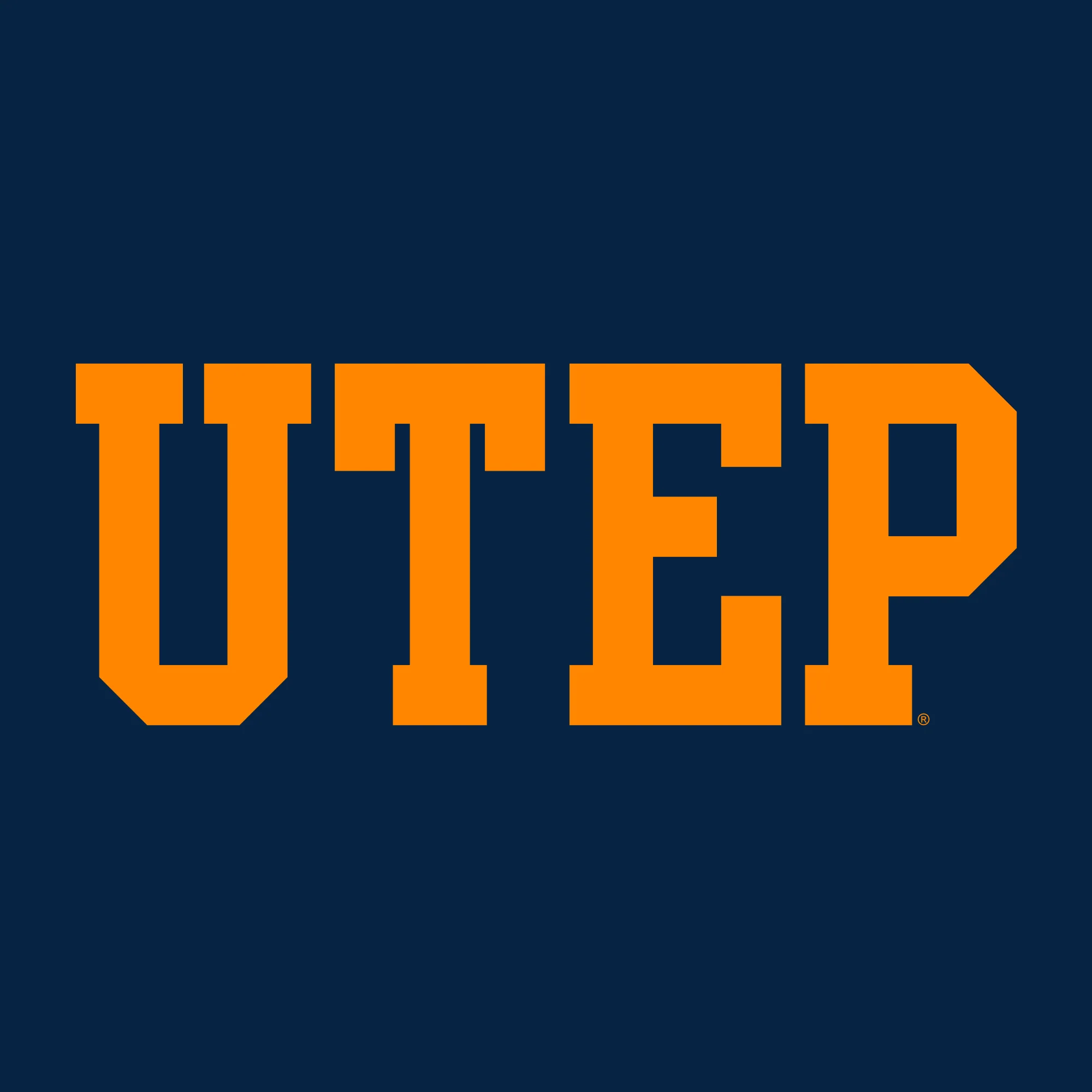 University of Texas at El Paso Miners Basic Block Hoodie - Navy - Image 2