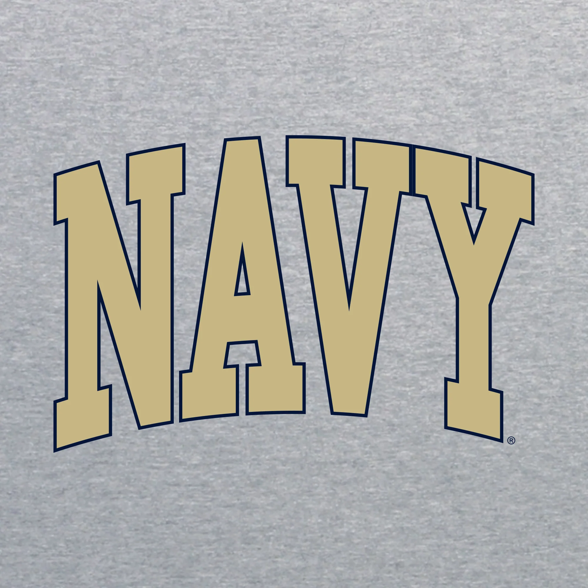 US Naval Academy Midshipmen Mega Arch T-Shirt - Sport Grey - Image 2