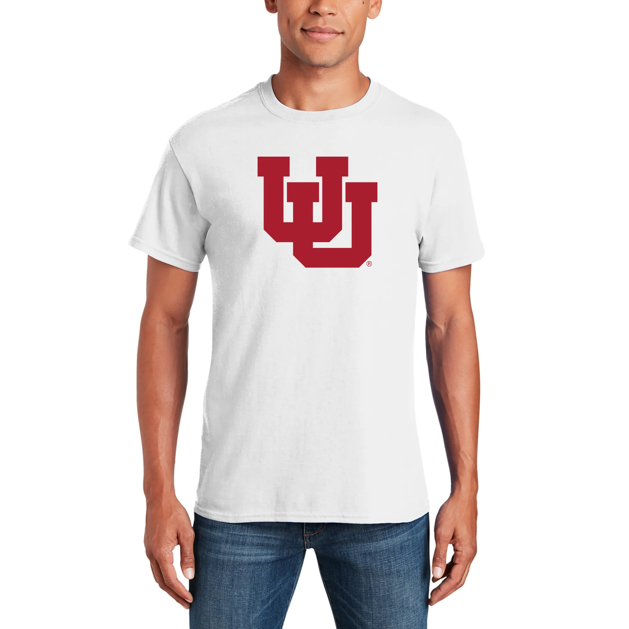 Utah Utes Primary Logo T-Shirt - White - Image 3