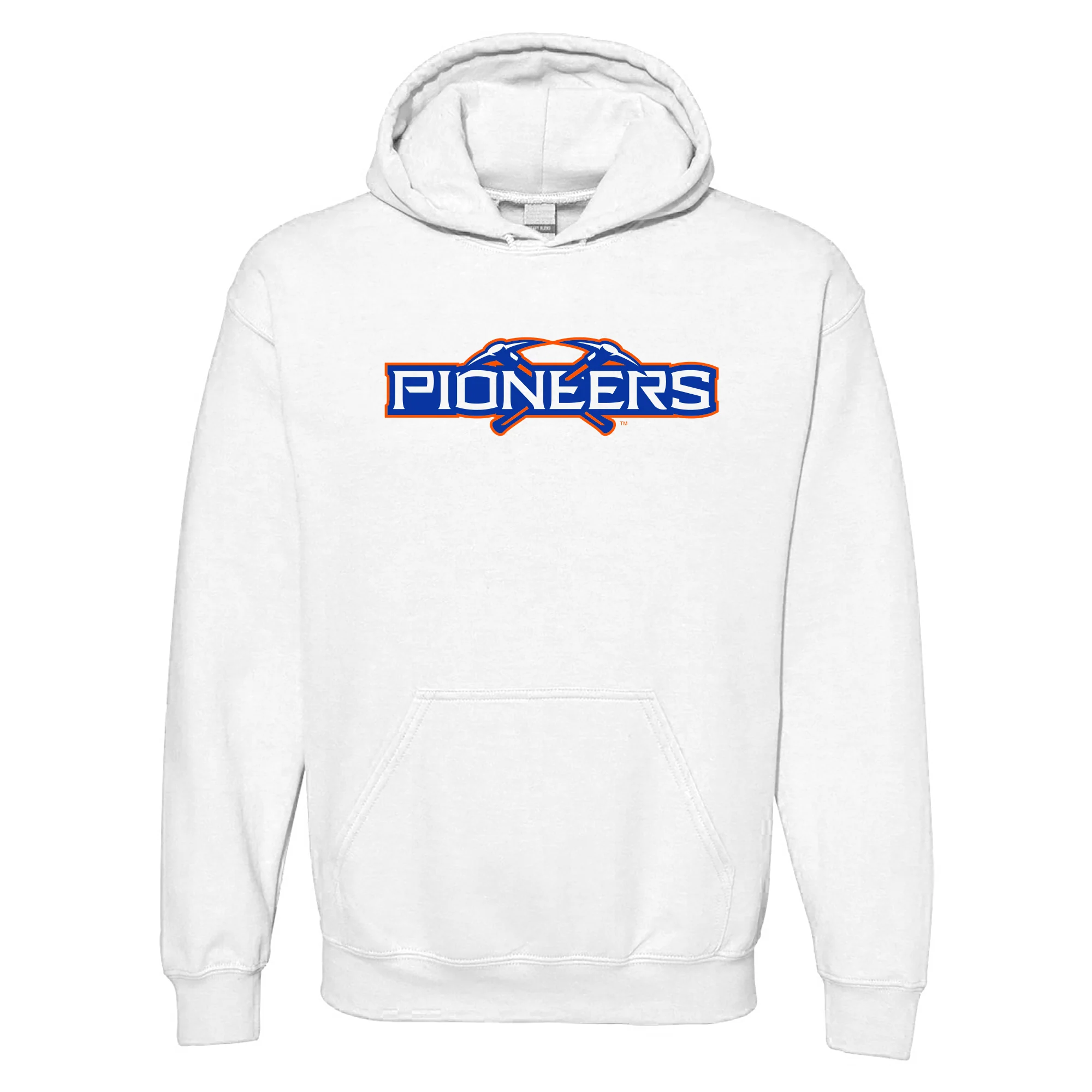 UW-Platteville Primary Logo Hoodie - White