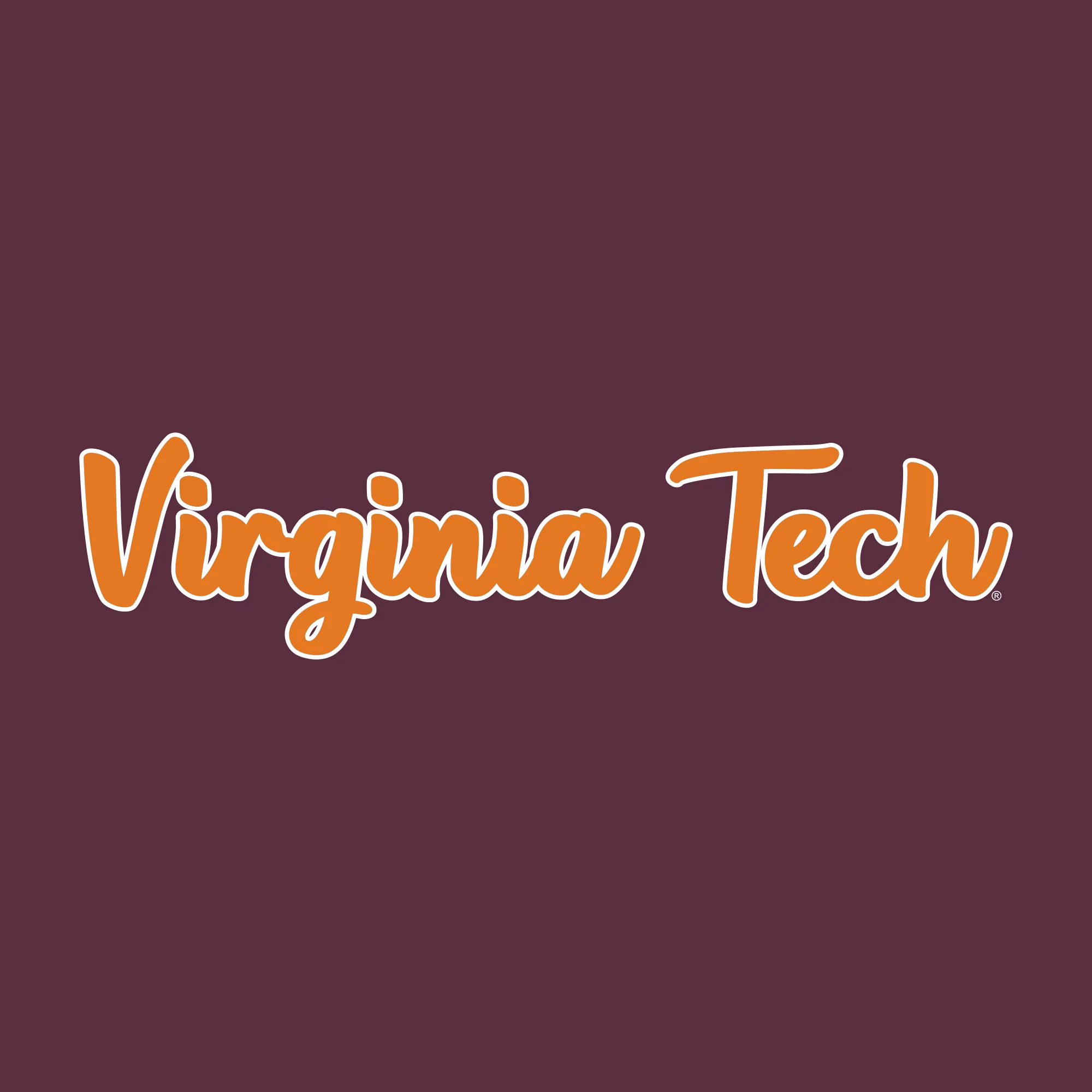 Virginia Tech Basic Script Crewneck Sweatshirt - Maroon - Image 2