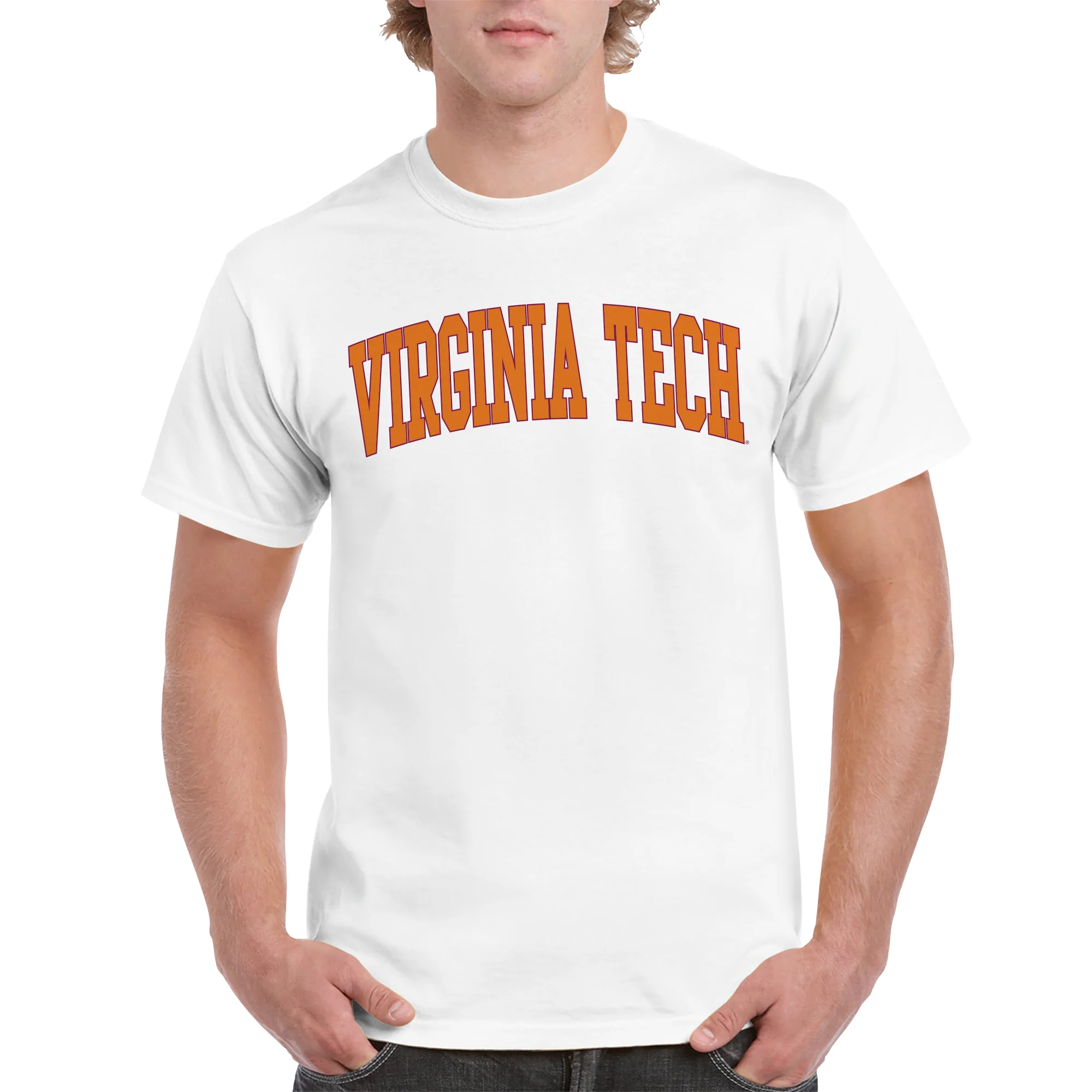 Virginia Tech Mega Arch T-Shirt - White - Image 3