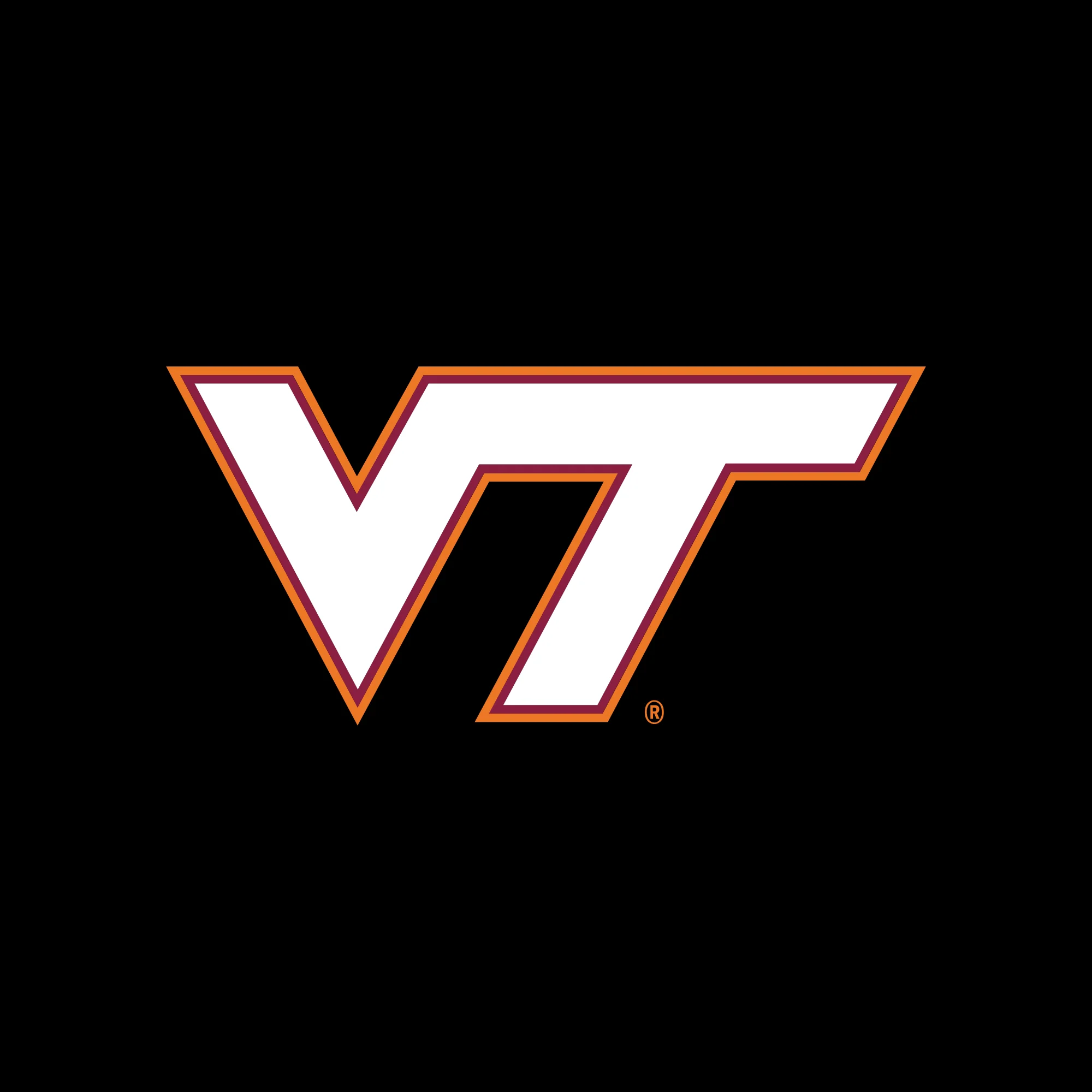 Virginia Tech Primary Logo Tank Top - Black - Image 2