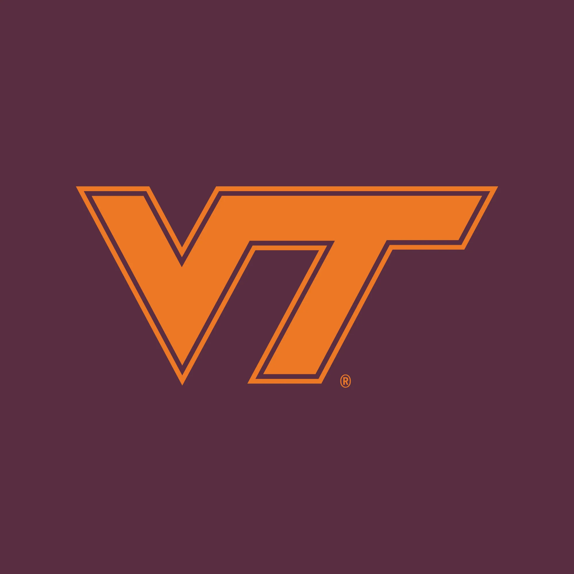 Virginia Tech Primary Logo Youth T-Shirt - Maroon - Image 2