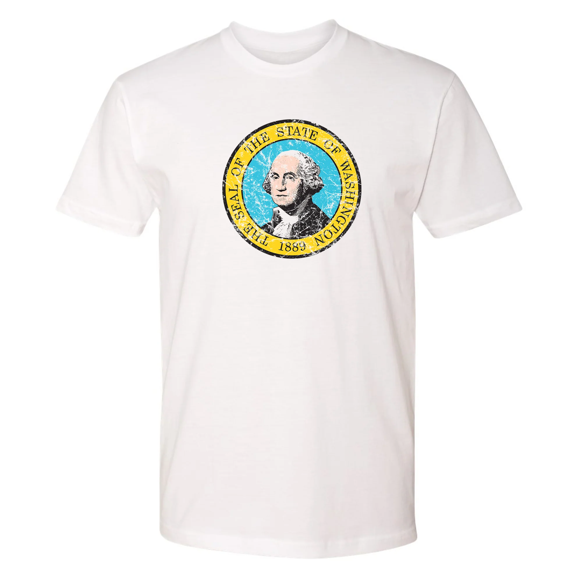 Washington State Flag NLA T-Shirt - White