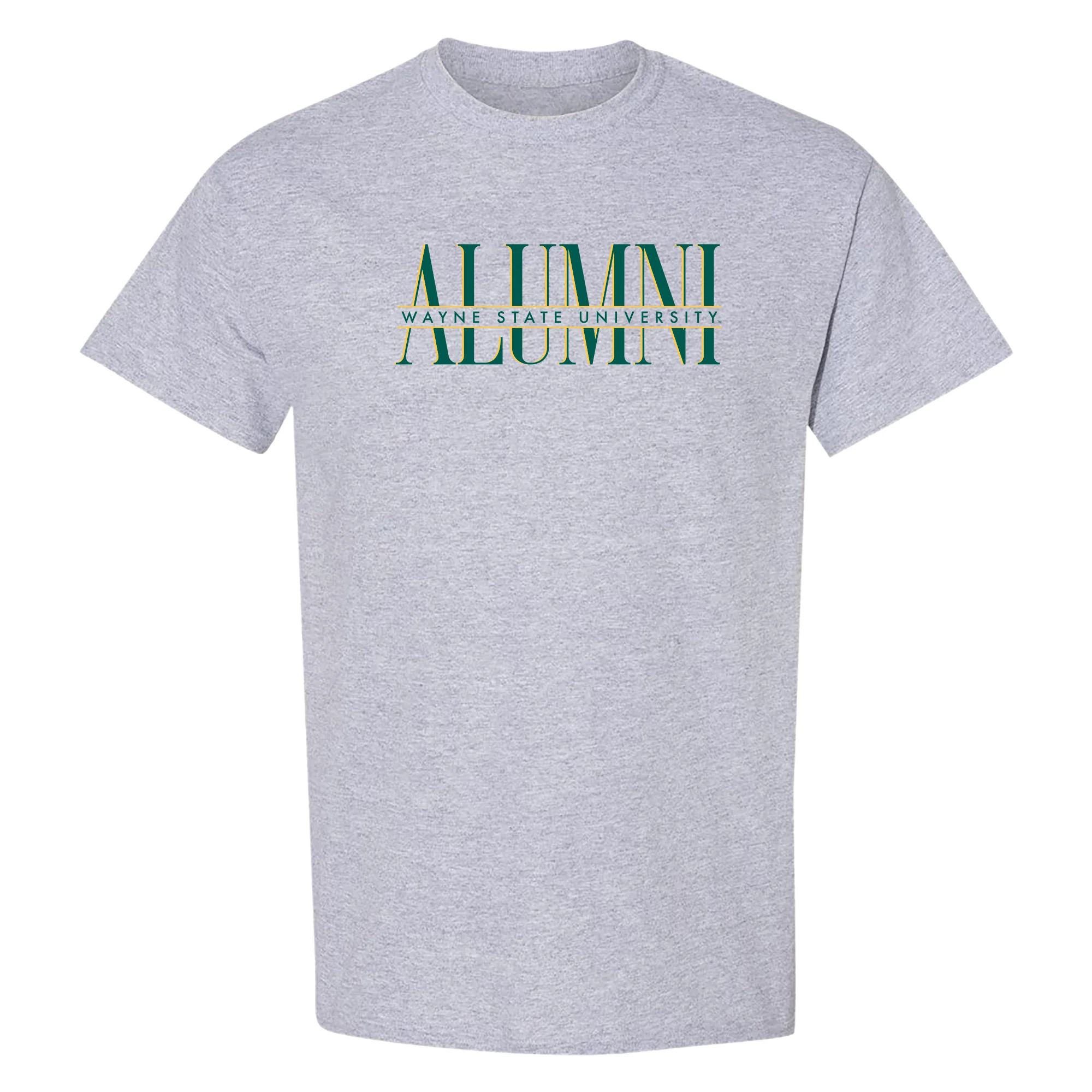 Wayne State Classic Alumni T-Shirt - Sport Grey