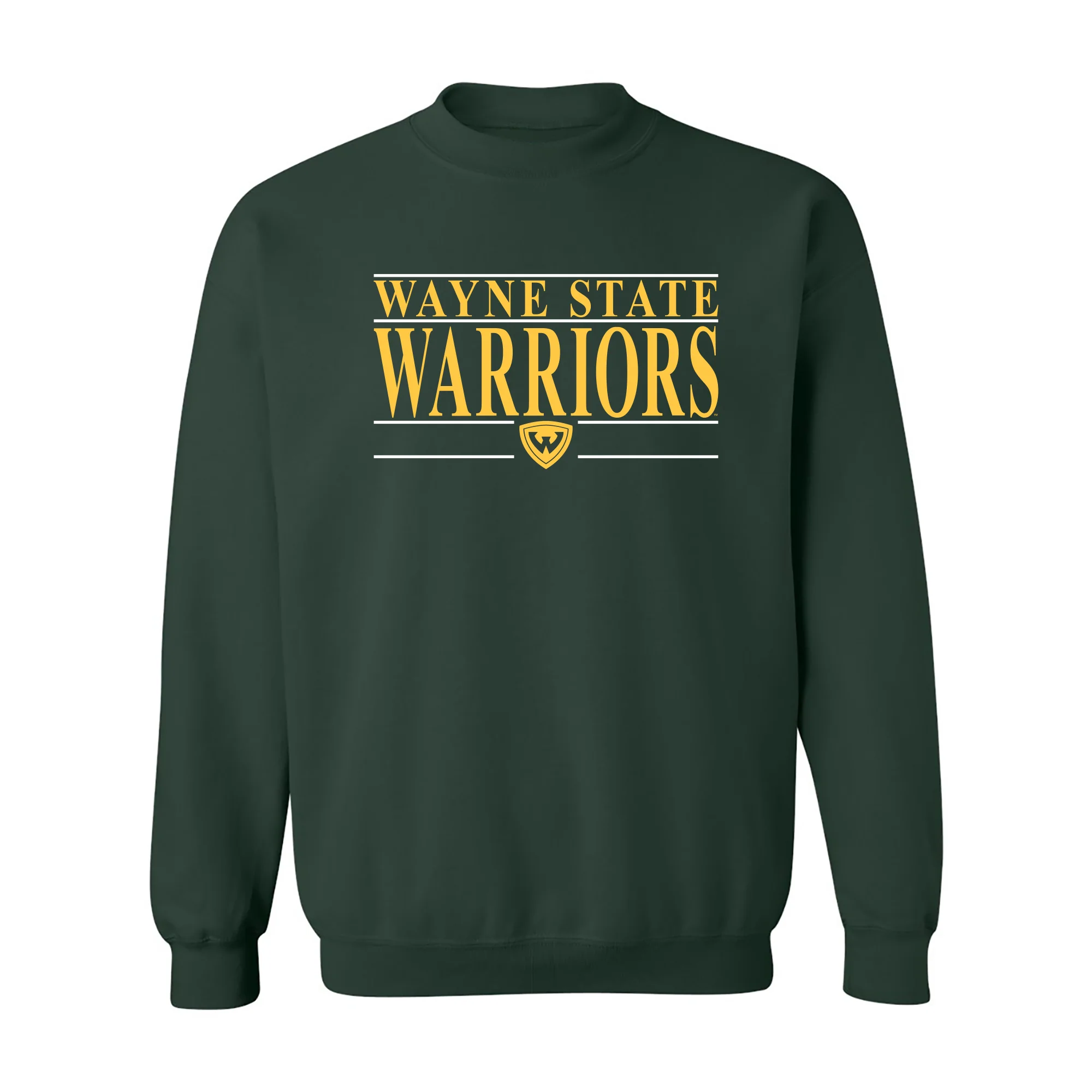 Wayne State Headline Crewneck - Forest