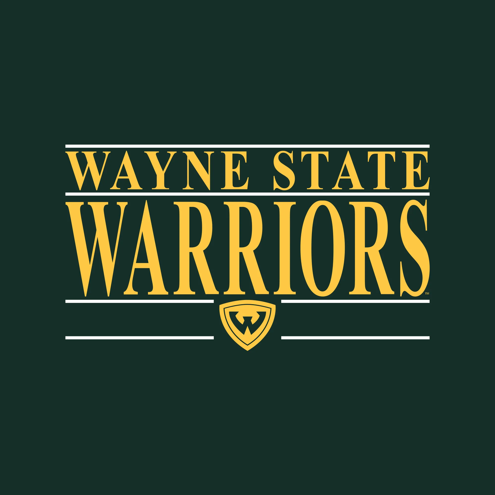 Wayne State Headline Crewneck - Forest - Image 2