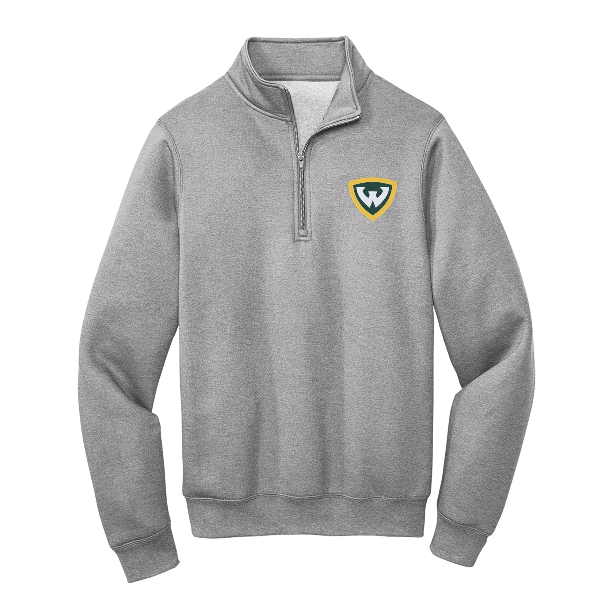 Wayne State Primary Logo EMB 1/4 Zip - Image 2