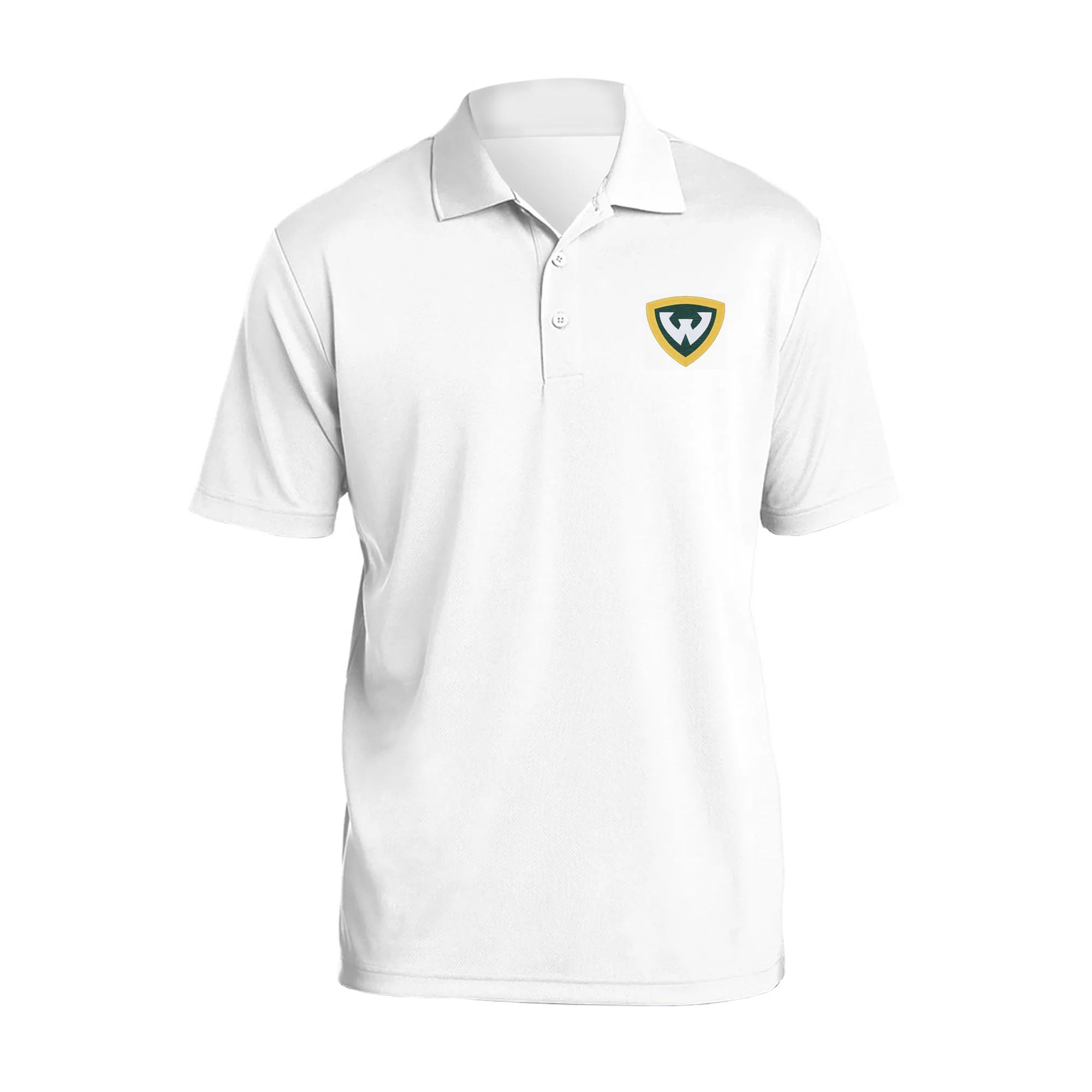 Wayne State Primary Logo EMB Polo - Image 2