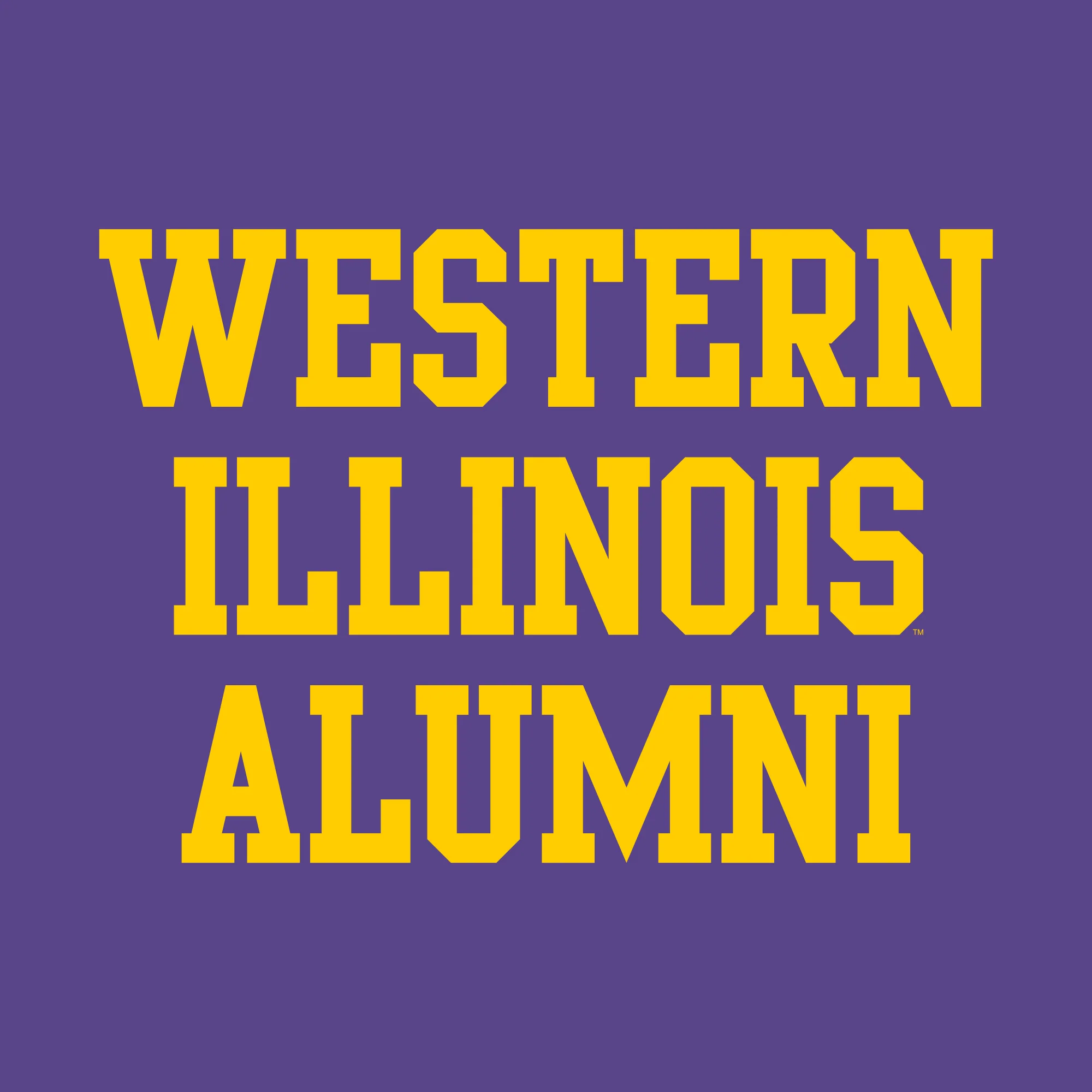 Western Illinois University Leathernecks Basic Block Alumni Short Sleeve T Shirt - Purple - Image 2
