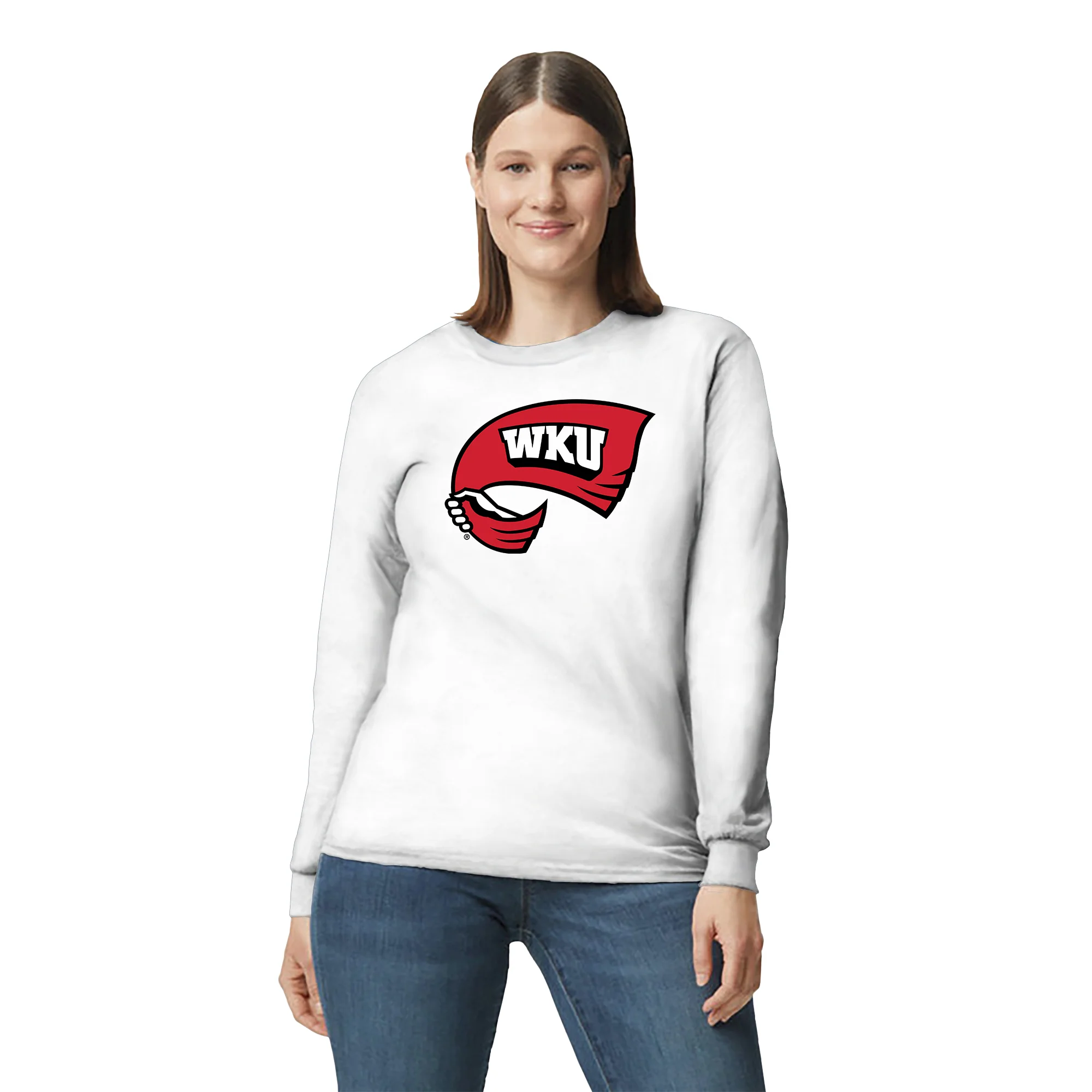 Western Kentucky Hilltoppers Primary Logo Long Sleeve T-Shirt - Image 4