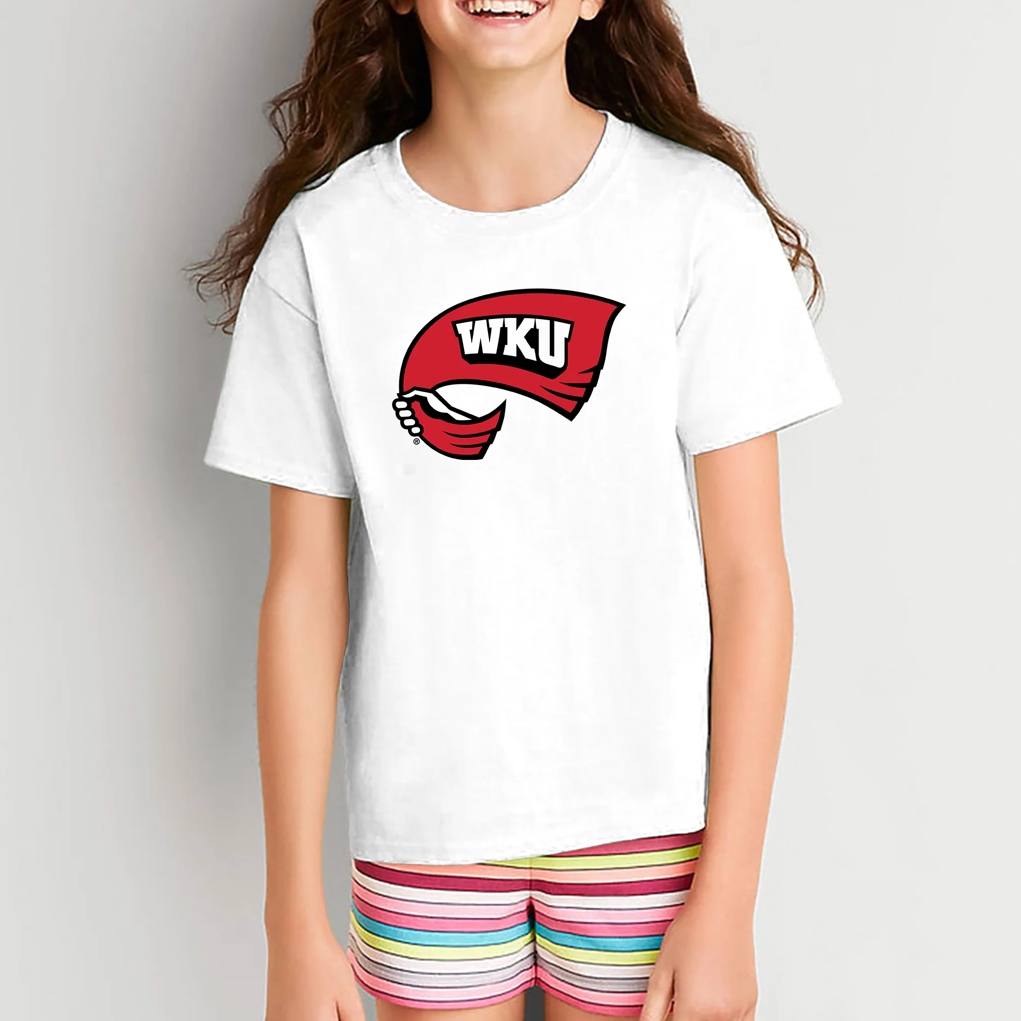 Western Kentucky Hilltoppers Primary Logo Youth T-Shirt - Image 4