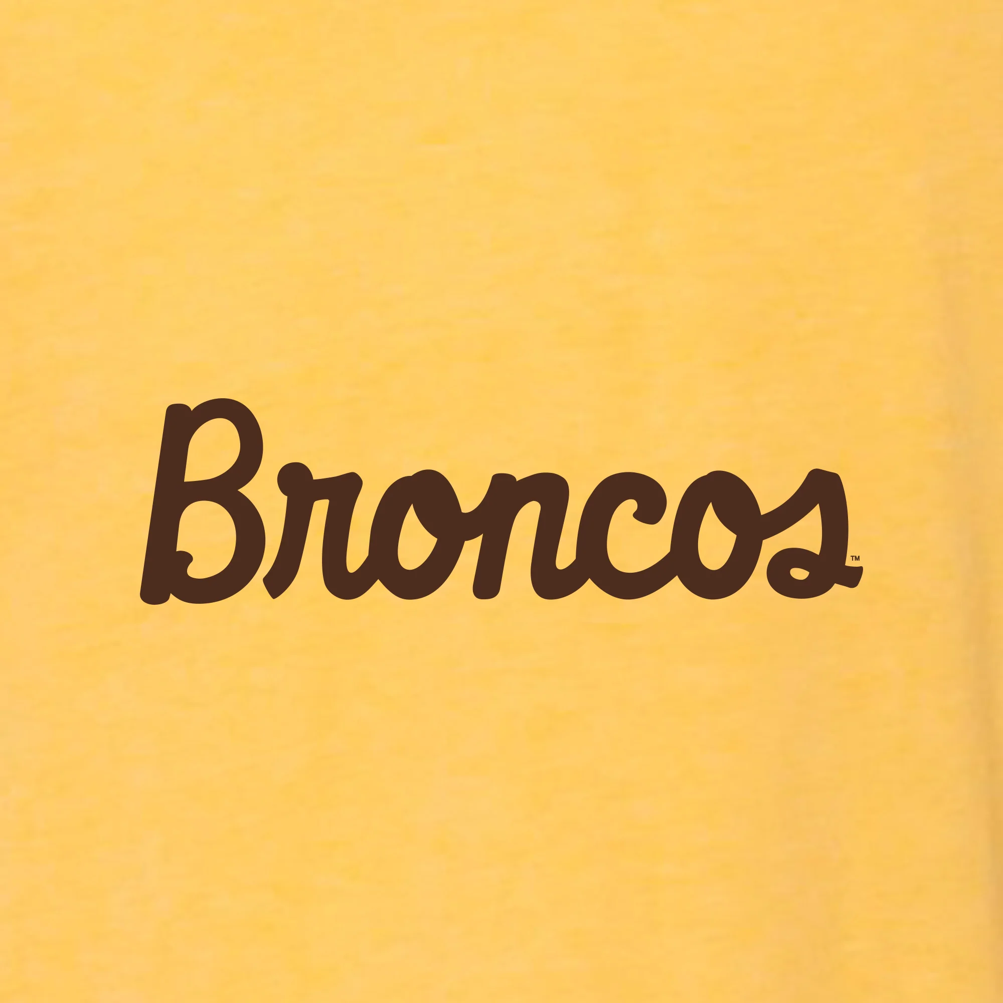 Western Michigan Broncos Script Wordmark Canvas Triblend T-Shirt - Yellow Gold Triblend - Image 2
