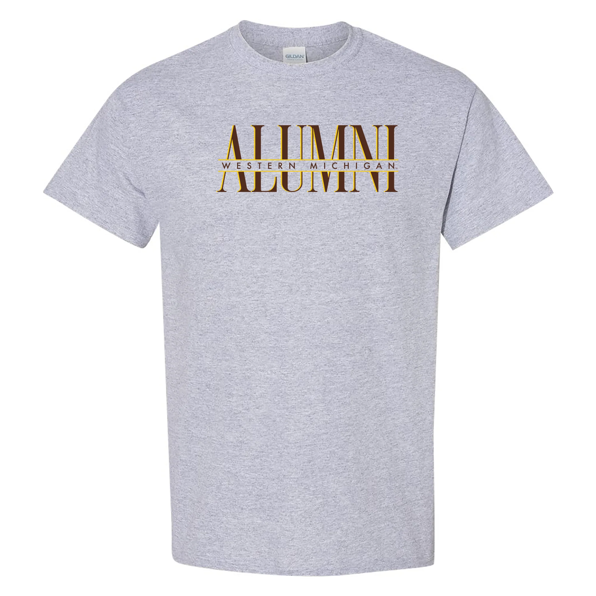 Western Michigan Classic Alumni T-Shirt - Sport Grey