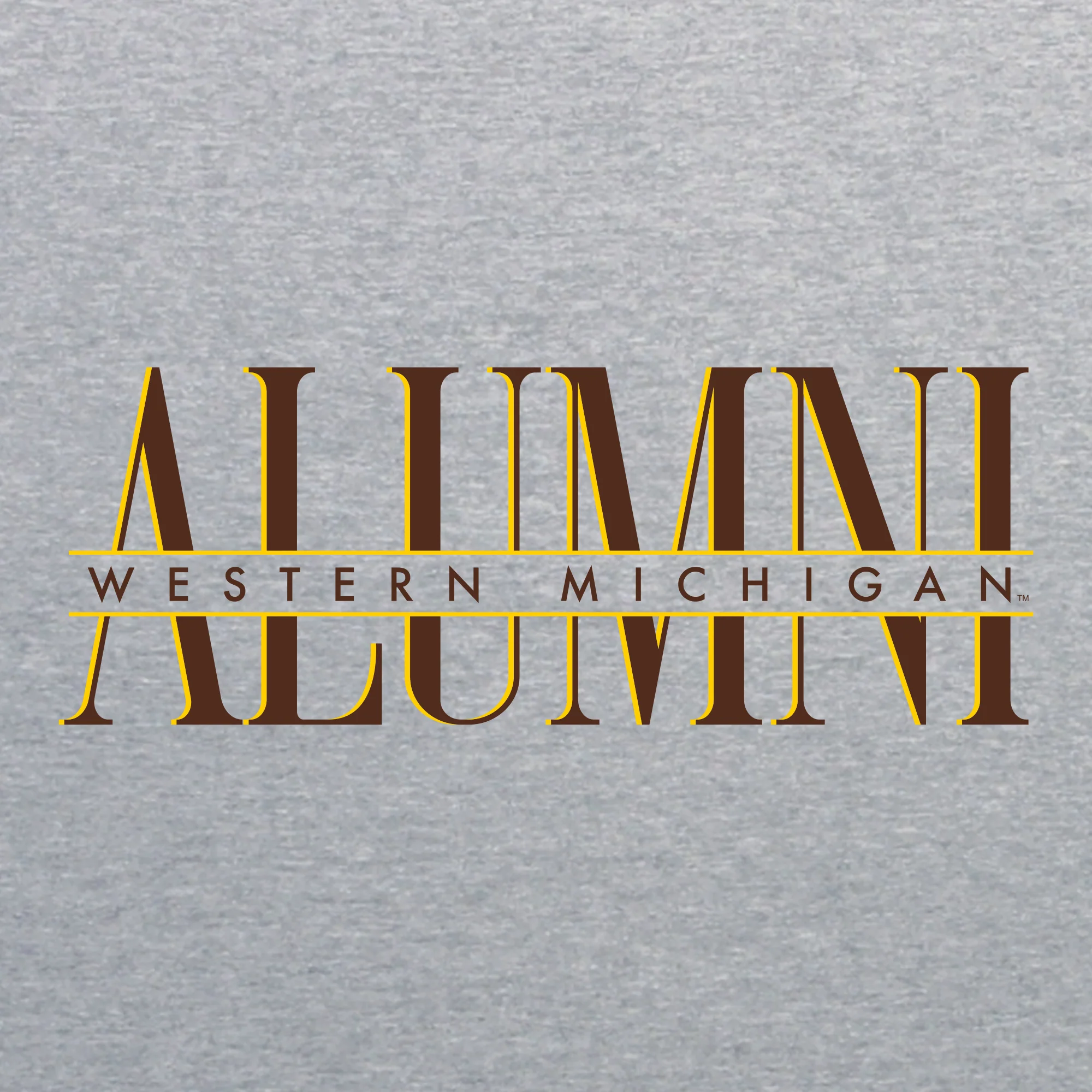 Western Michigan Classic Alumni T-Shirt - Sport Grey - Image 2
