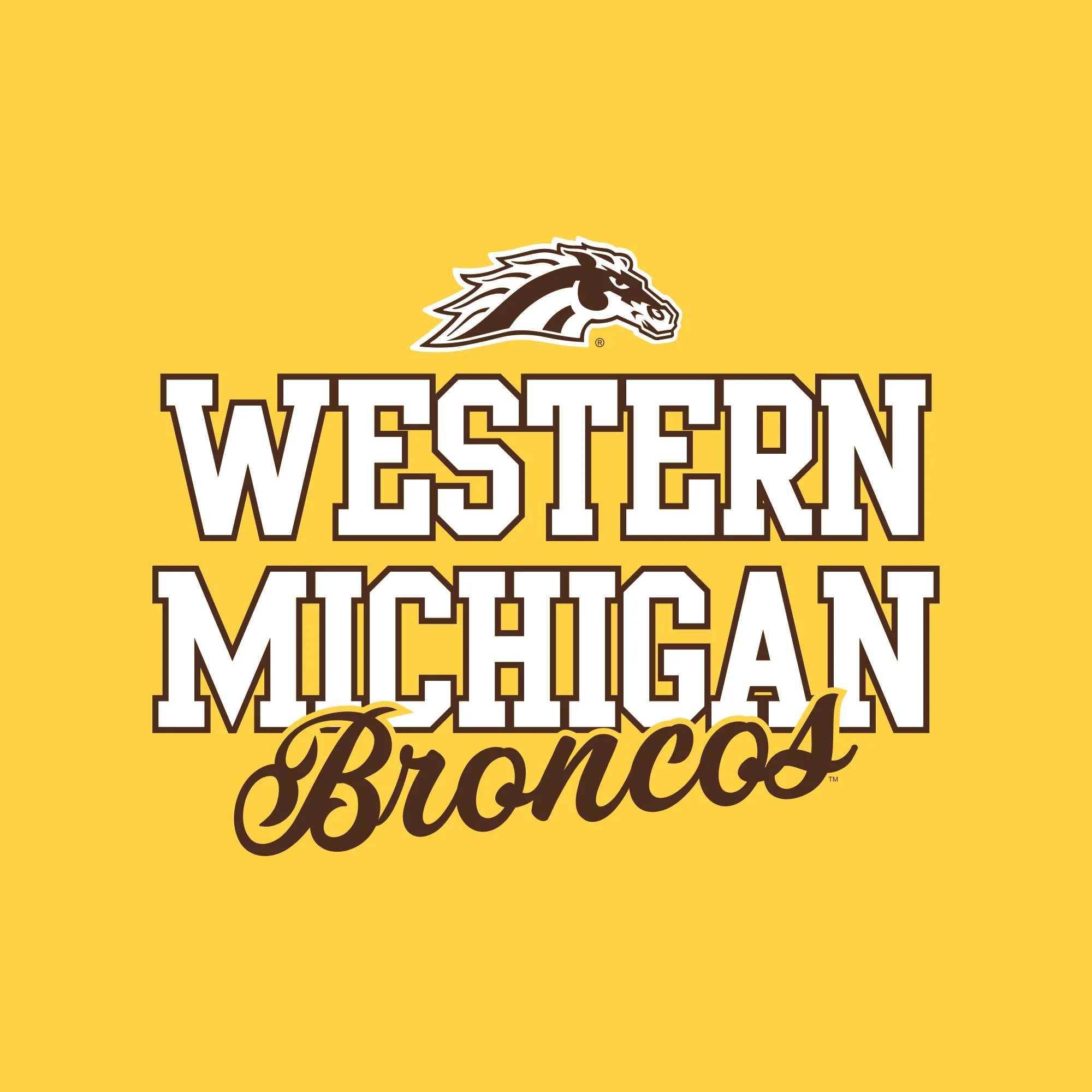Western Michigan Fresh Script T-Shirt - Image 3