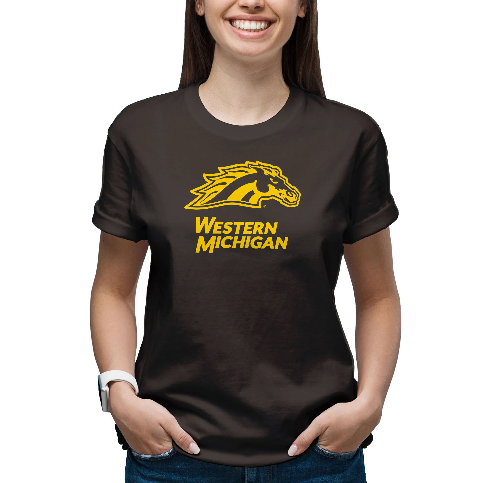 Western Michigan Primary Logo - Dark Chocolate - Image 4