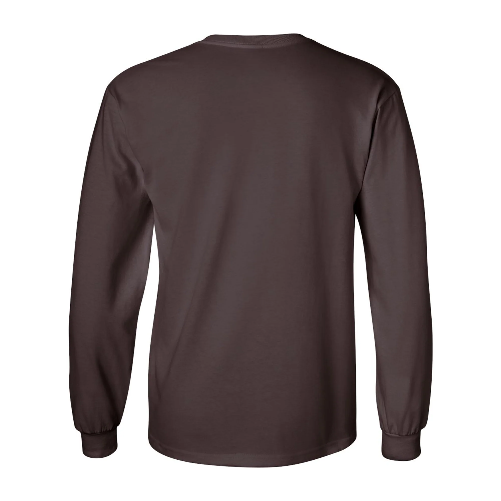 Western Michigan University Broncos Arch Logo Hockey Long Sleeve T Shirt - Dark Chocolate - Image 3