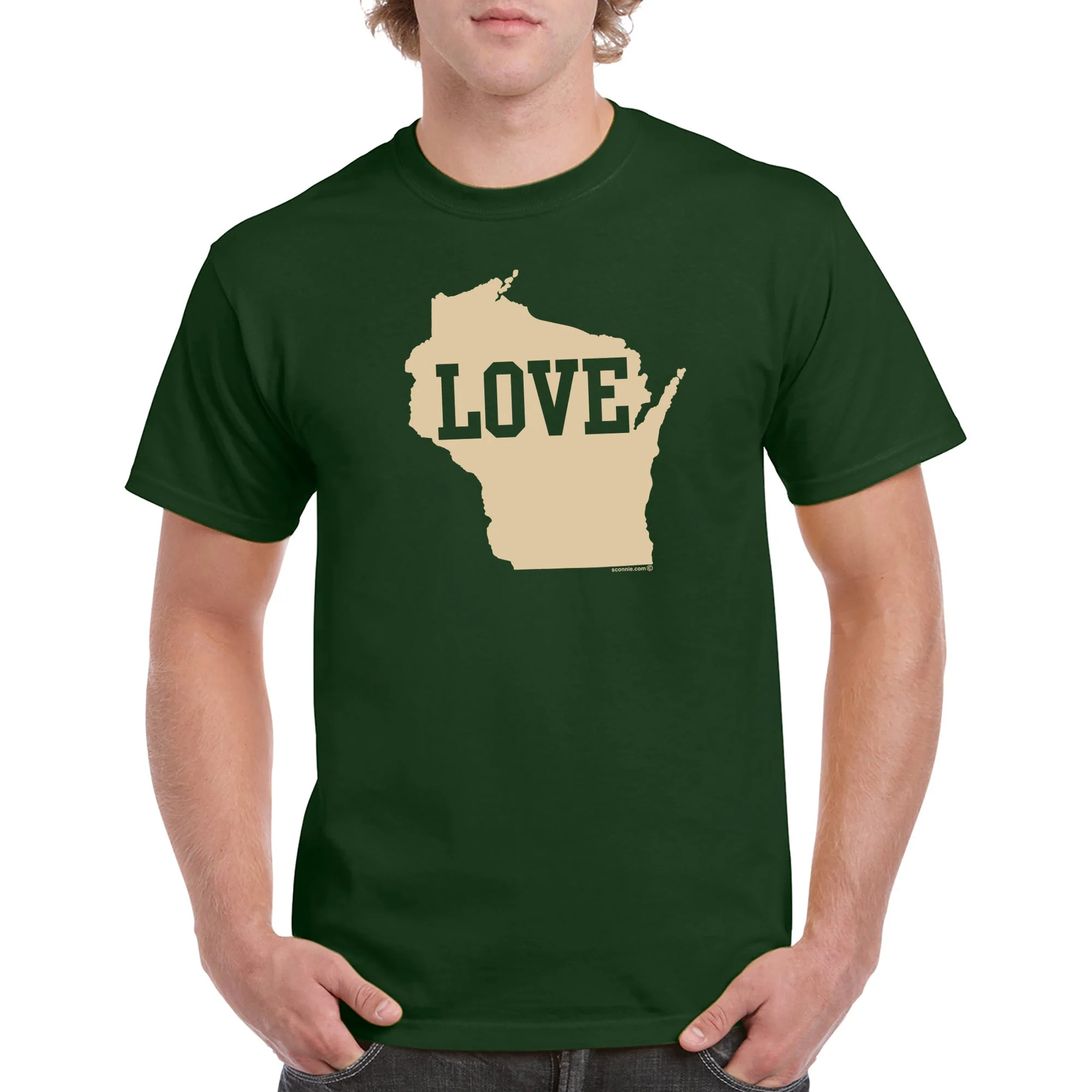Wi Love Milwaukee T-Shirt - Forest - Image 4