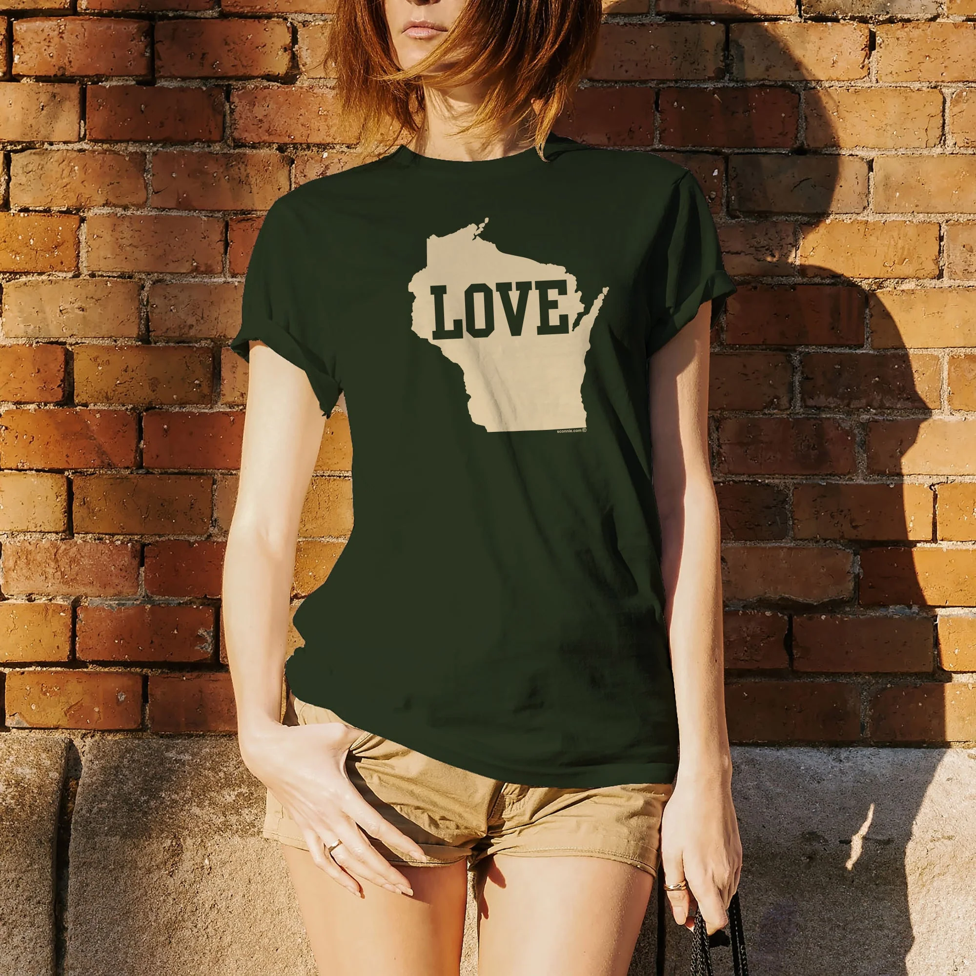 Wi Love Milwaukee T-Shirt - Forest - Image 5