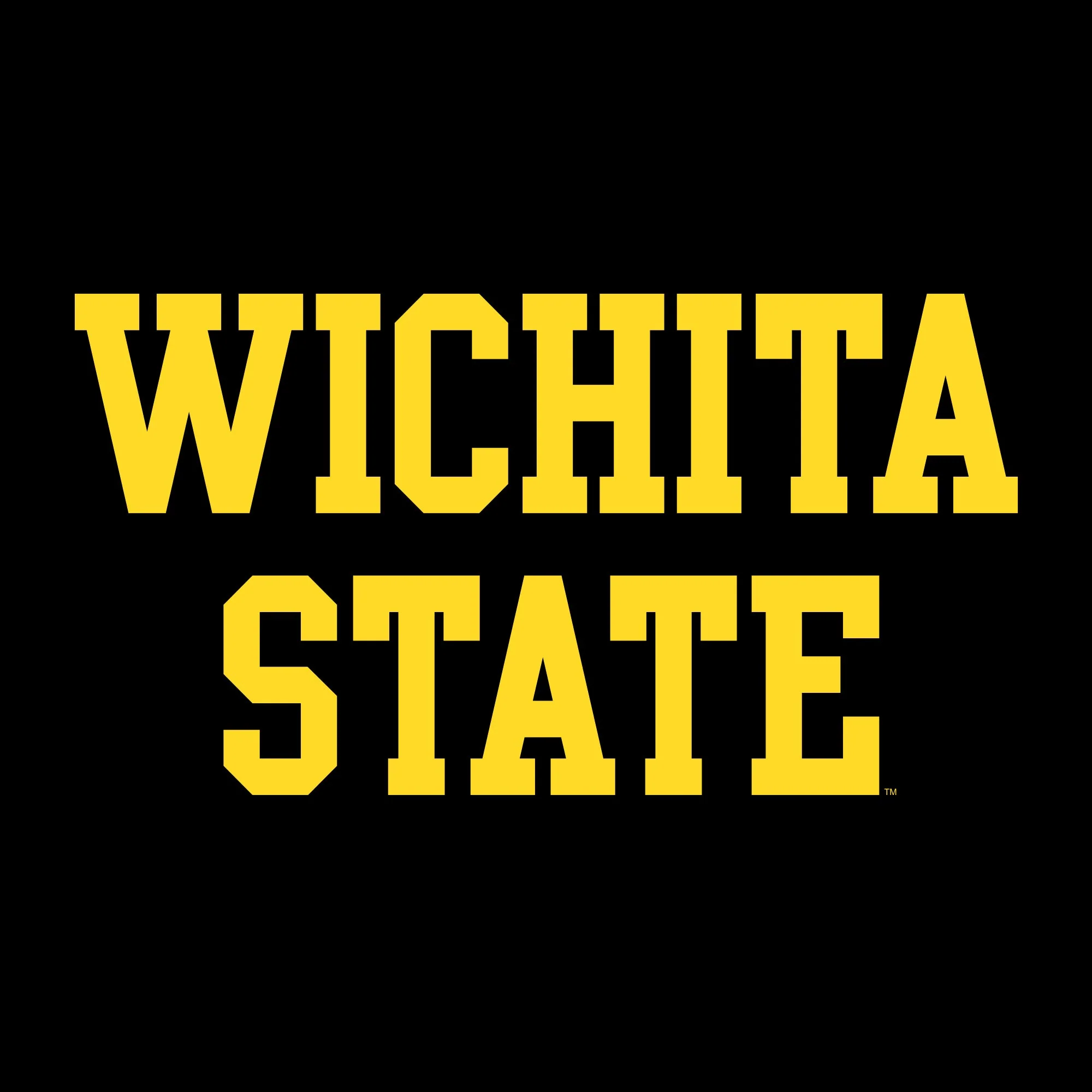 Wichita State University Shockers Basic Block Long Sleeve T-Shirt - Black - Image 2