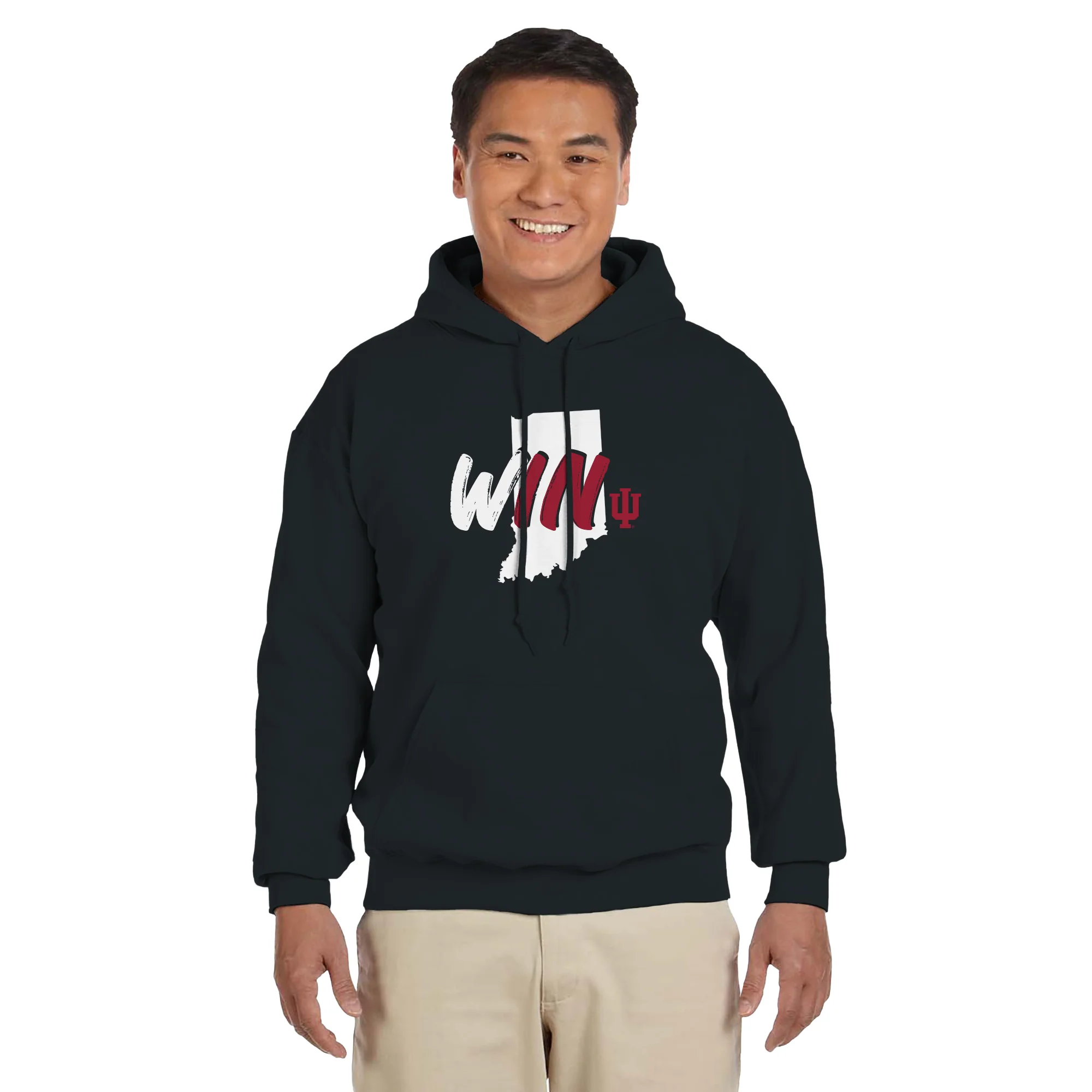 WINdiana Brush State Hoodie - Black - Image 3