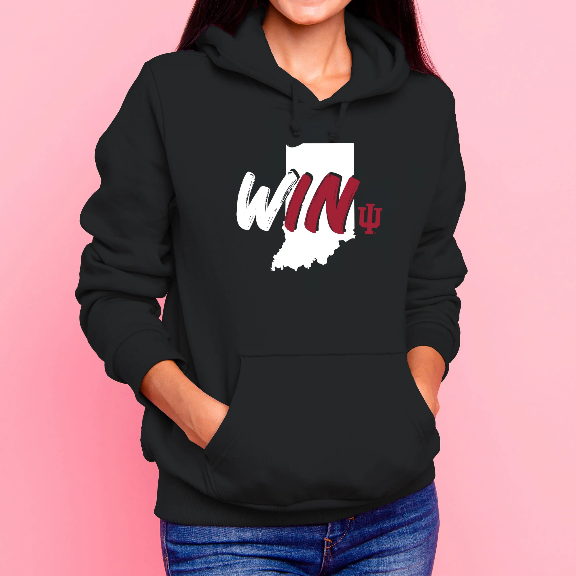 WINdiana Brush State Hoodie - Black - Image 4