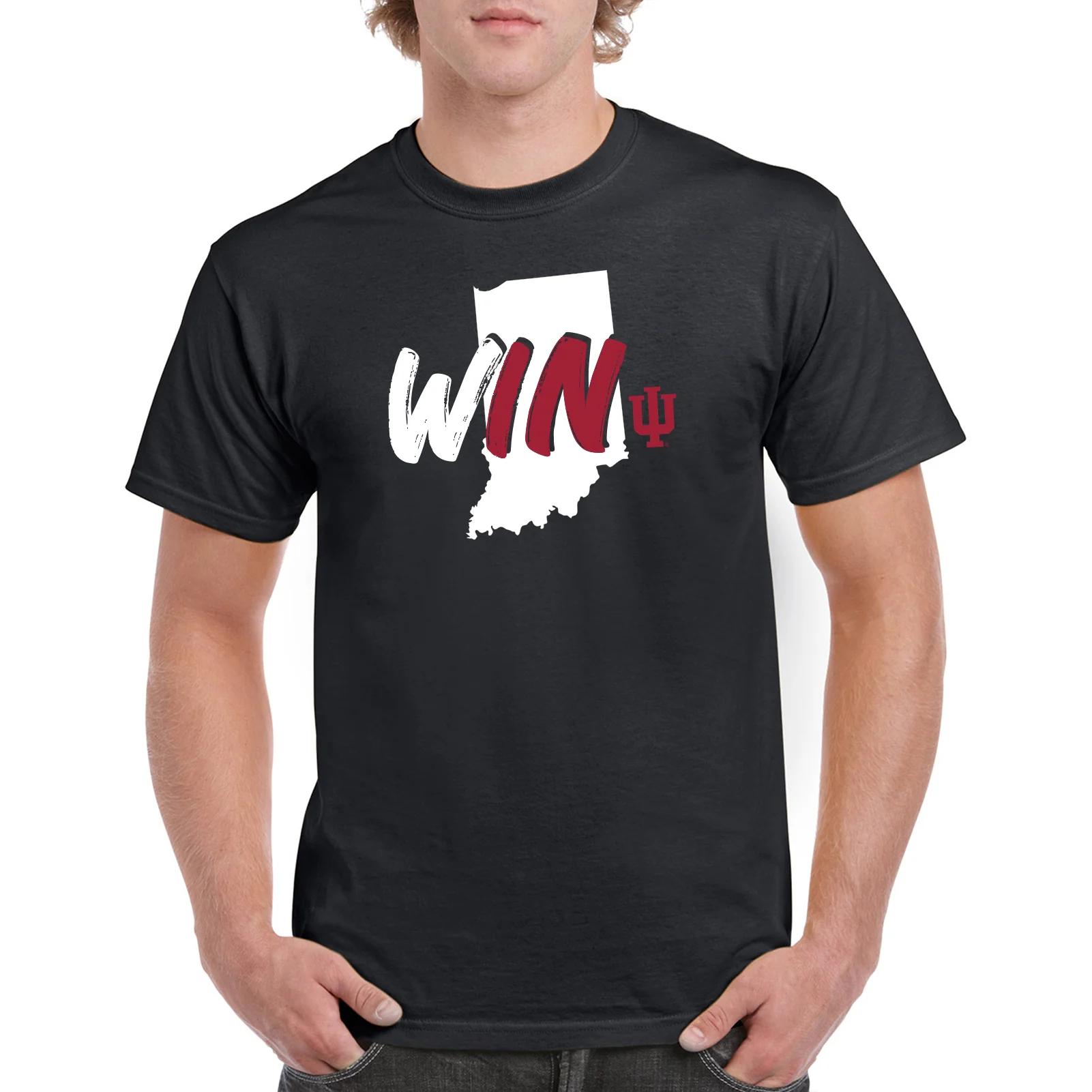 WINdiana Brush State T-Shirt - Black - Image 3