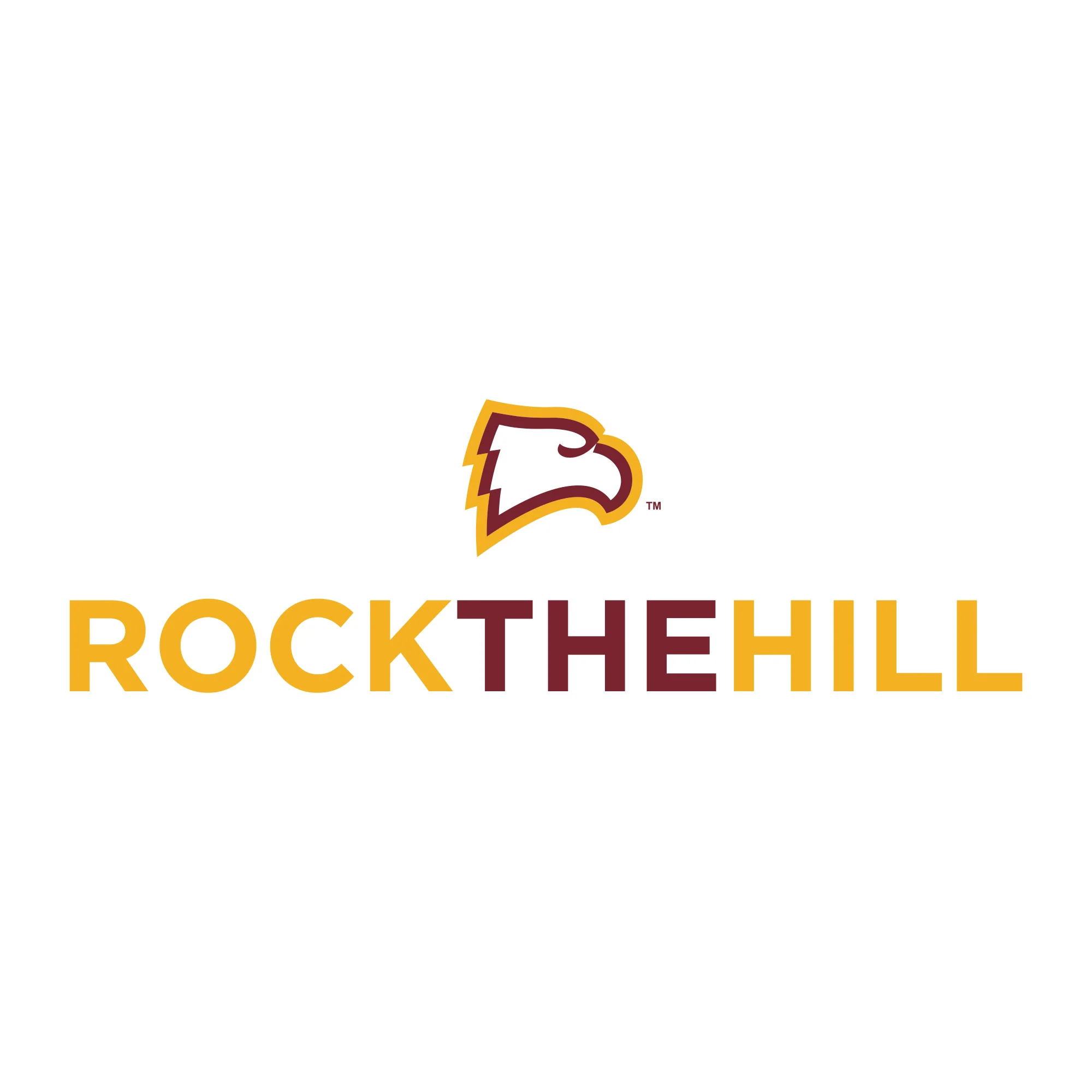 Winthrop Eagles Rock the Hill T Shirt - White - Image 2