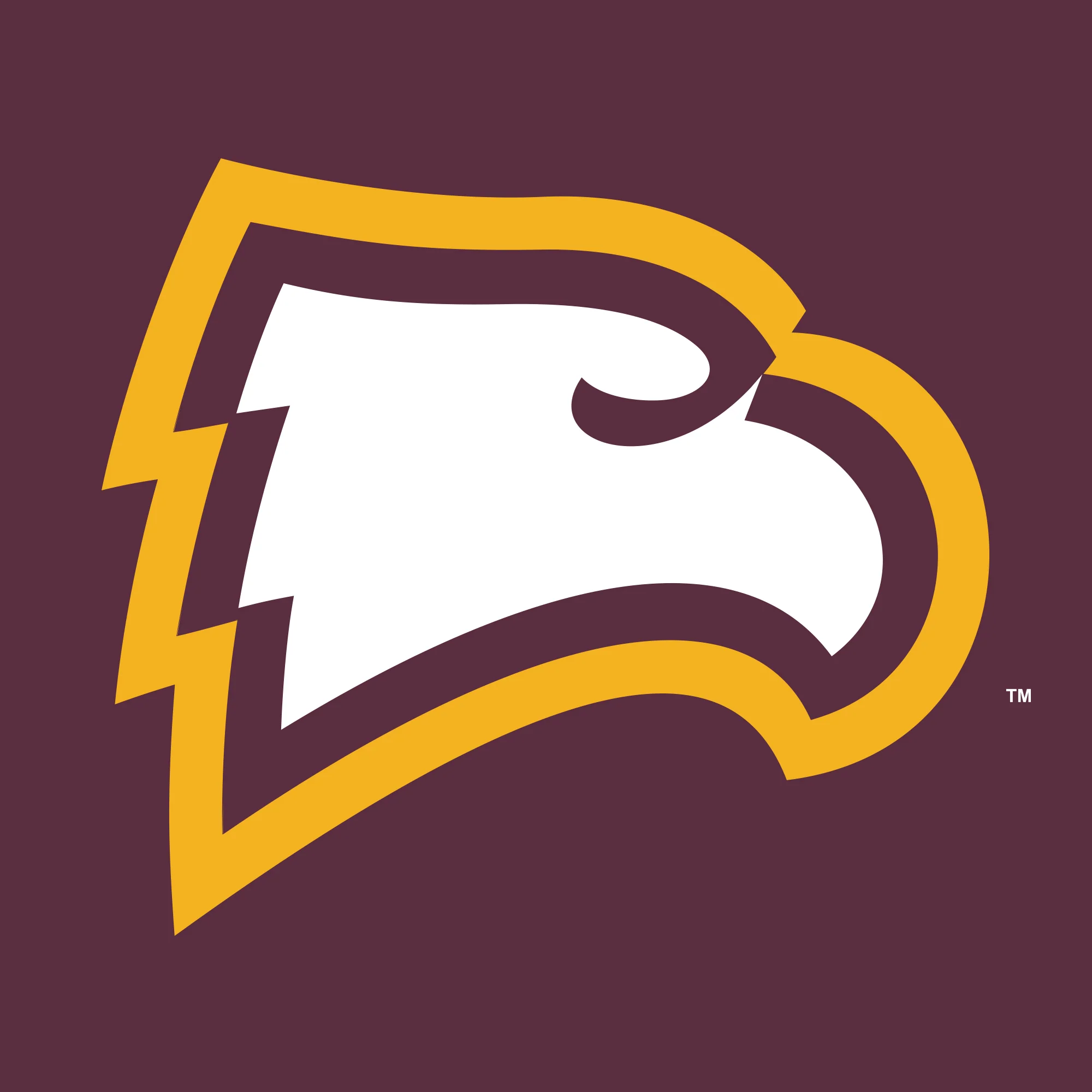 Winthrop University Eagles Primary Logo Womens Short Sleeve T Shirt - Maroon - Image 2