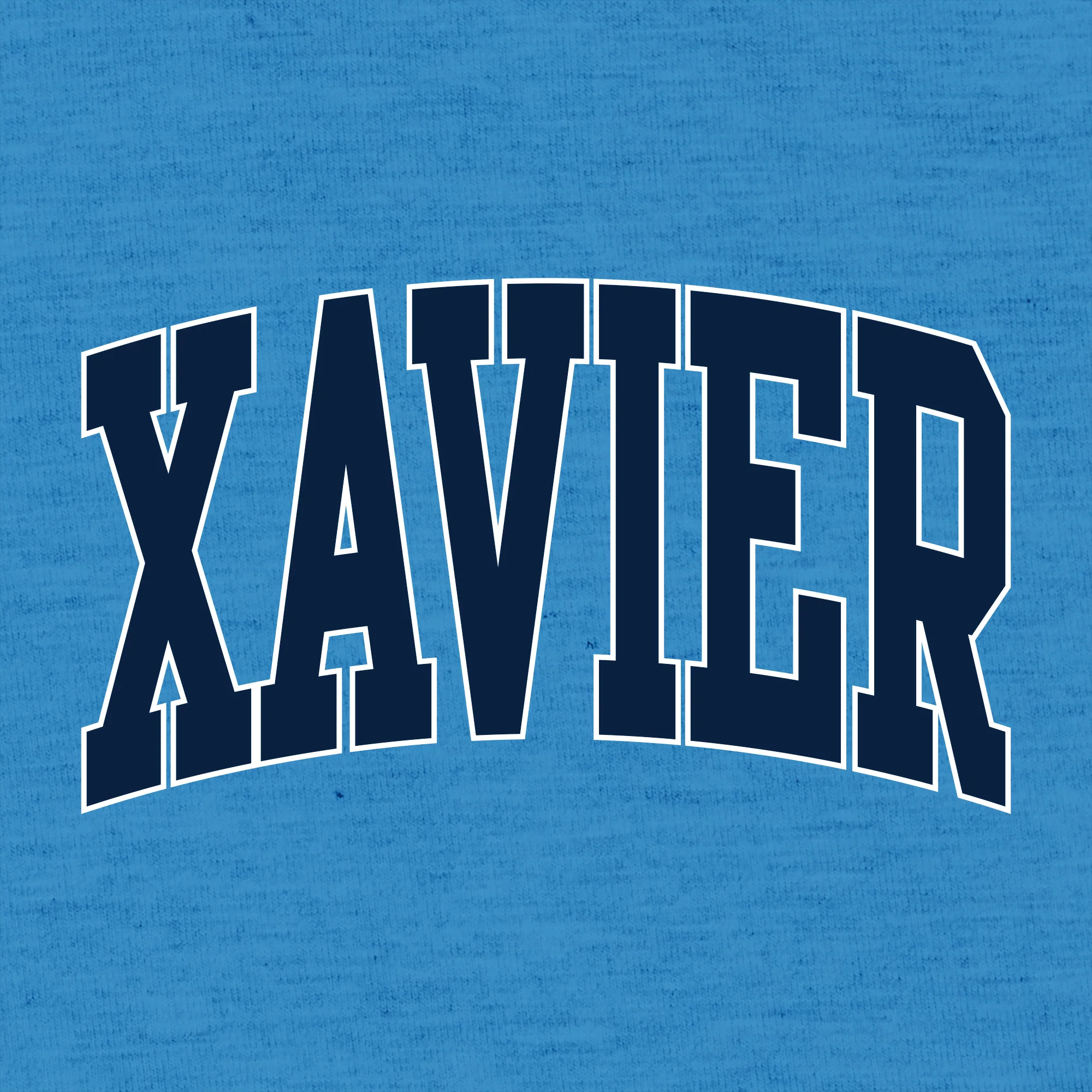Xavier Musketeers Mega Arch T-Shirt - Heather Sapphire - Image 2