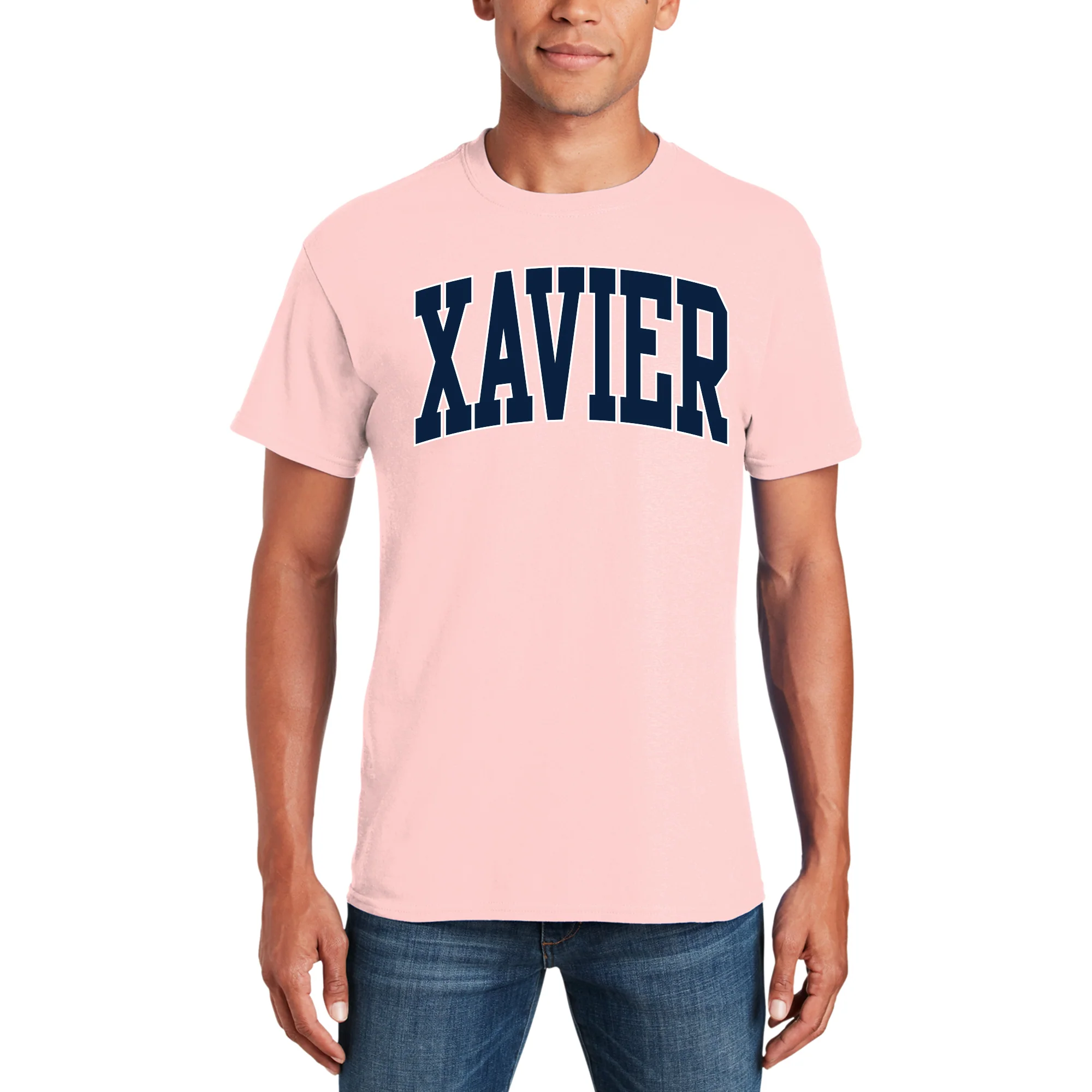 Xavier Musketeers Mega Arch T-Shirt - Light Pink - Image 3