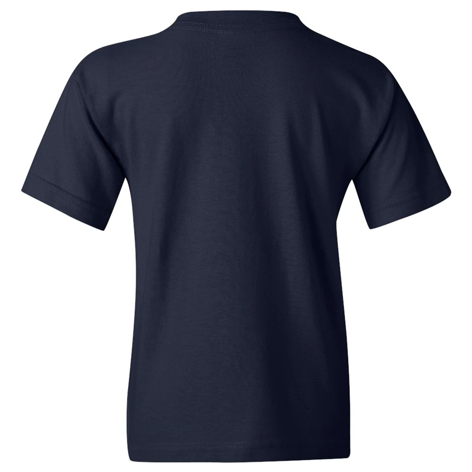 Xavier University Musketeers Primary Logo Youth Short Sleeve T Shirt - Navy - Image 3