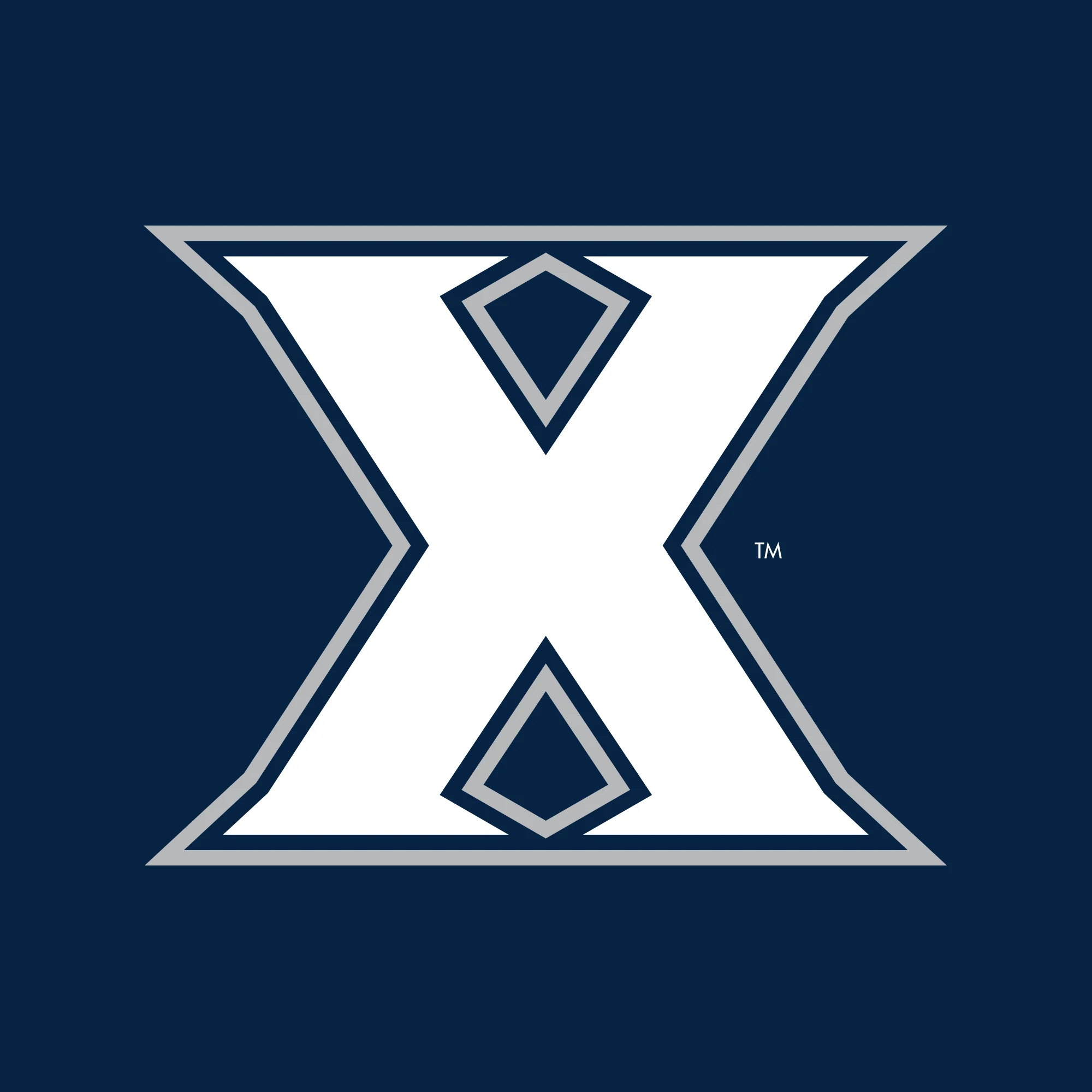 Xavier University Musketeers Primary Logo Toddler Short Sleeve T Shirt - Navy - Image 2